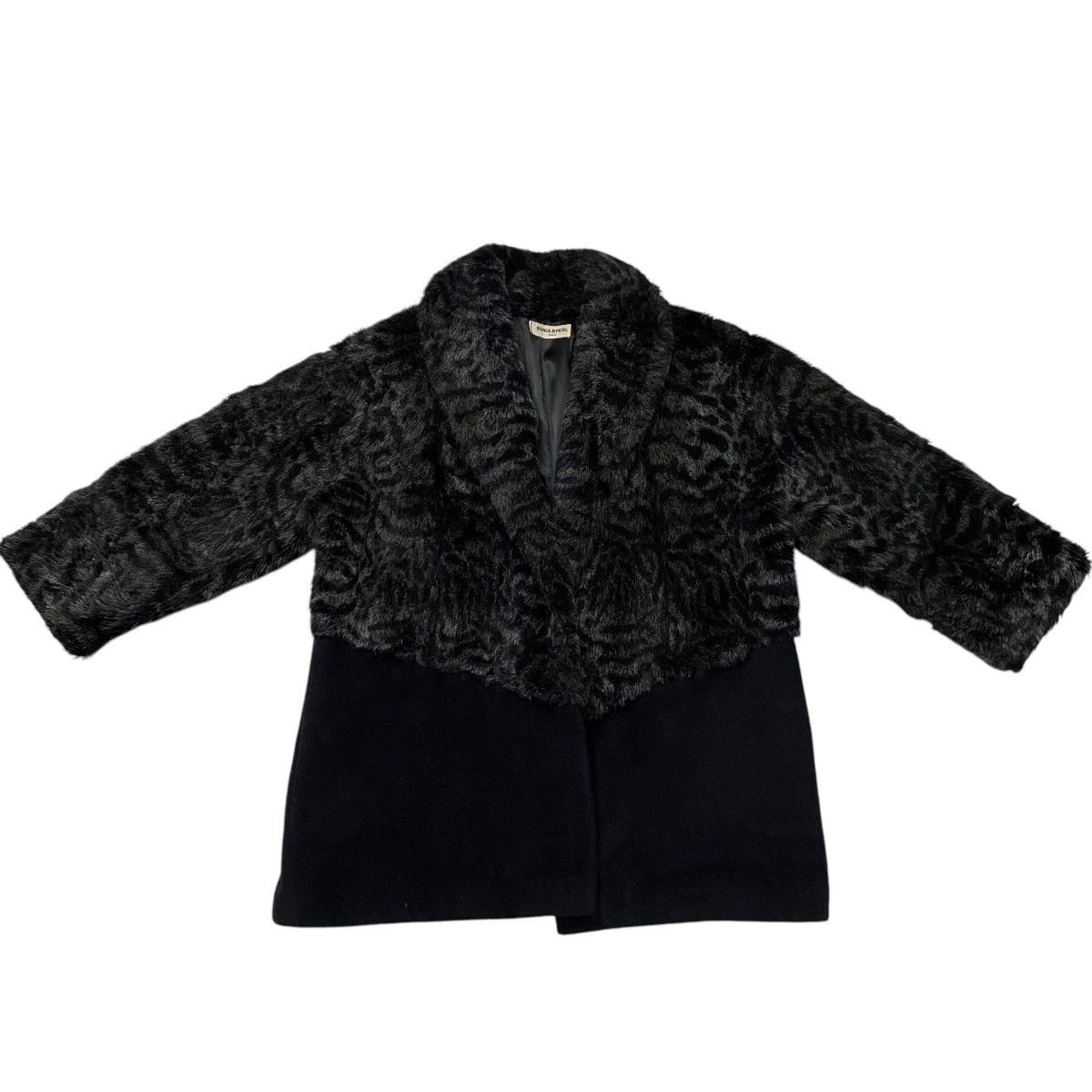 Designer Vintage Sonia Rykiel Paris Faux Fur oversize robe coat Size US L / EU 52-54 / 3 - 5 Thumbnail