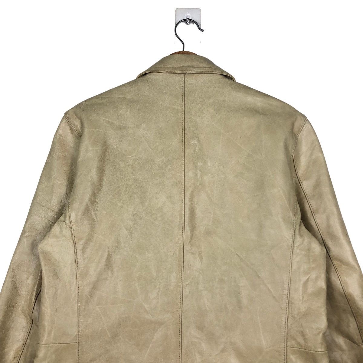 Issey Miyake 🔥Vintage Chore Leather Jacket C’S Men Japan Issey Miyake Size US L / EU 52-54 / 3 - 9 Thumbnail