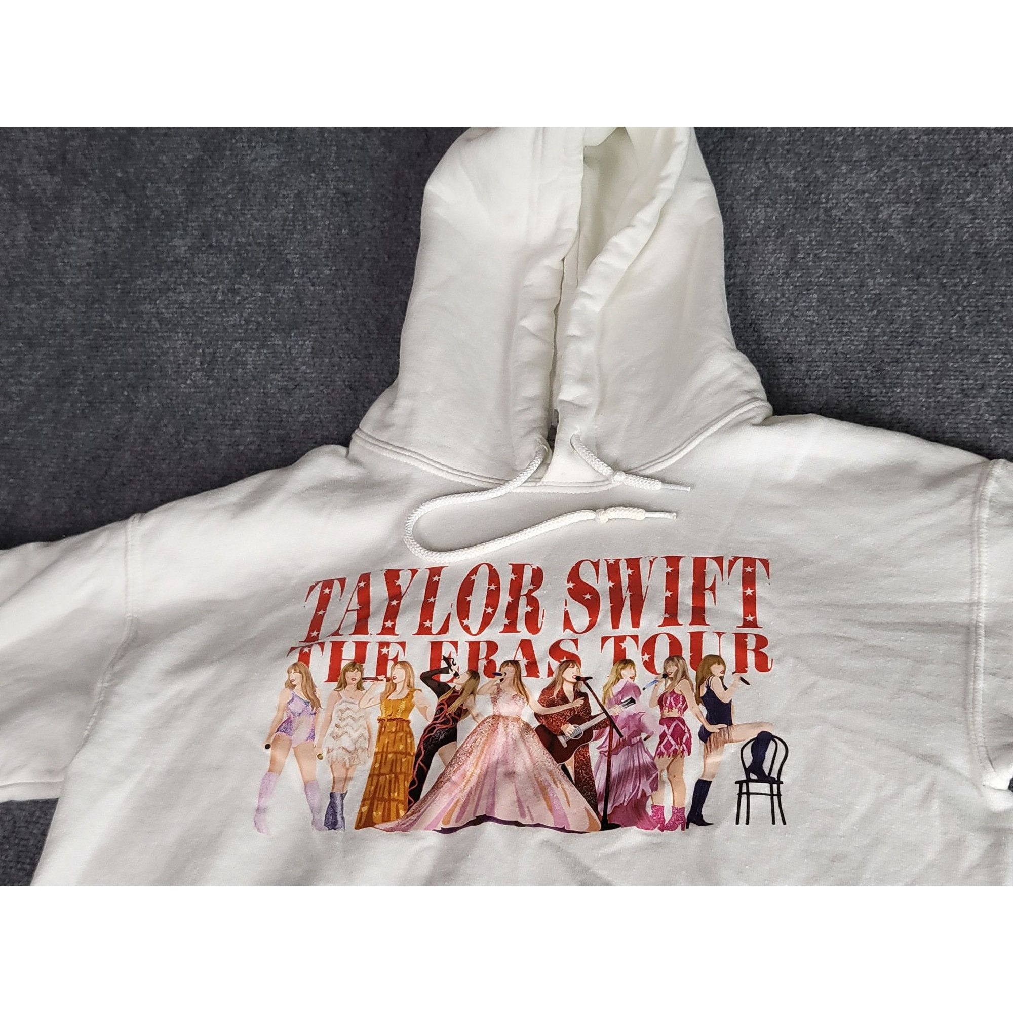 Gildan Taylor Swift The Eras Tour Hoodie Women Sz S Graphic Print W Size S / US 4 / IT 40 - 2 Thumbnail