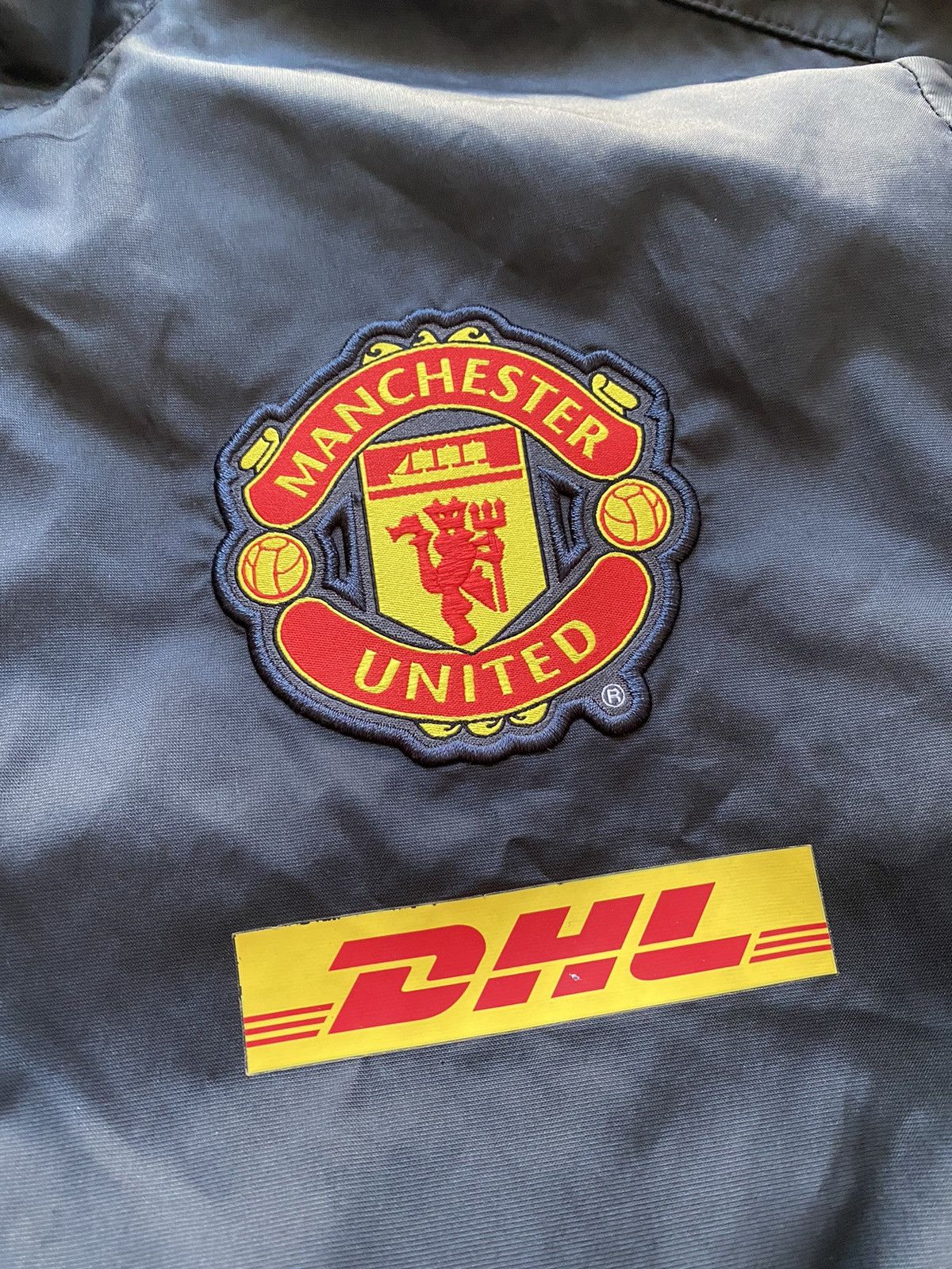 Nike Vintage Y2k Nike Manchester United DHL Track Jacket Size US S / EU 44-46 / 1 - 4 Thumbnail