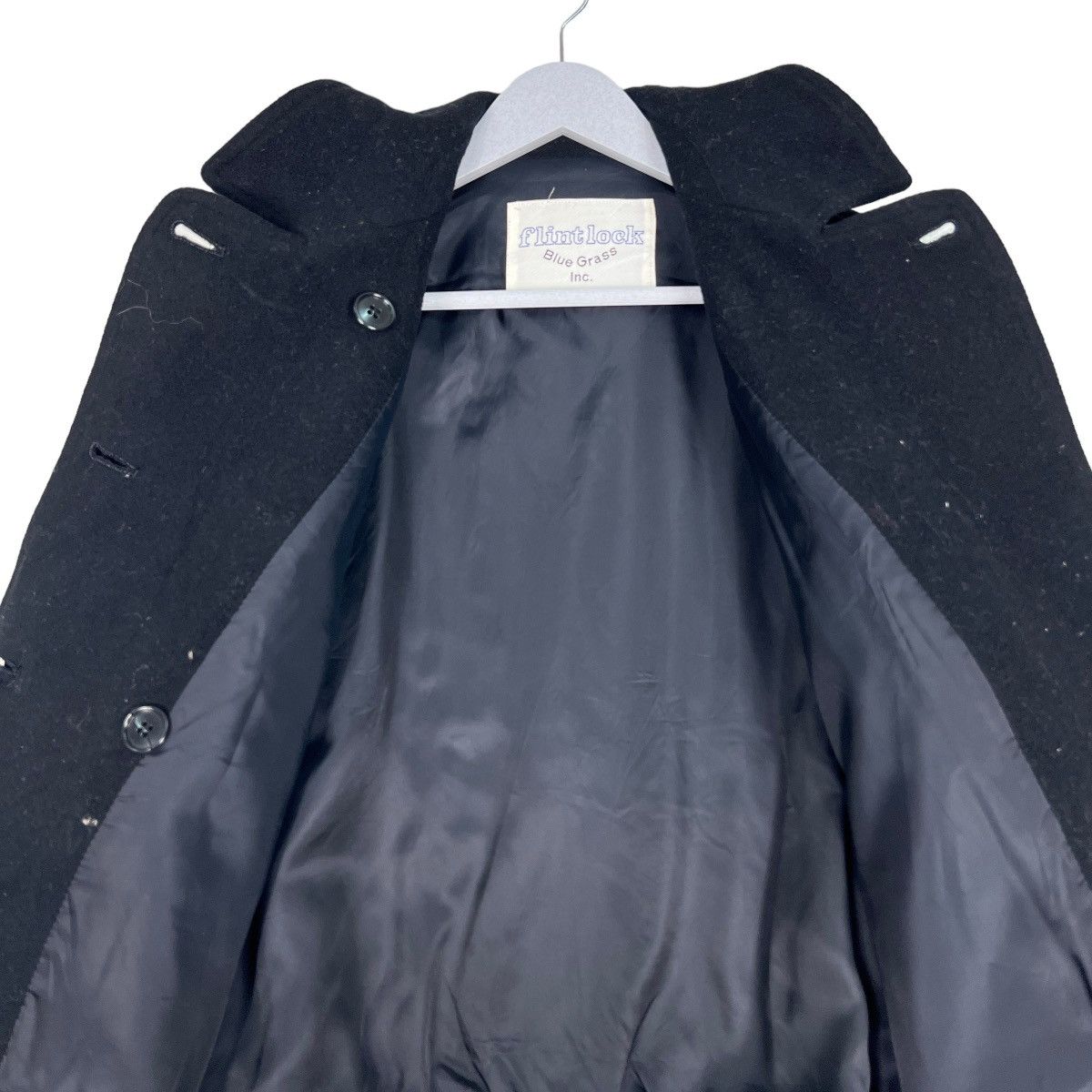 Japanese Brand 🔥 VINTAGE FLINT LOOK BLUE GRASS WOOL MILITARY JACKET Size US S / EU 44-46 / 1 - 13 Thumbnail