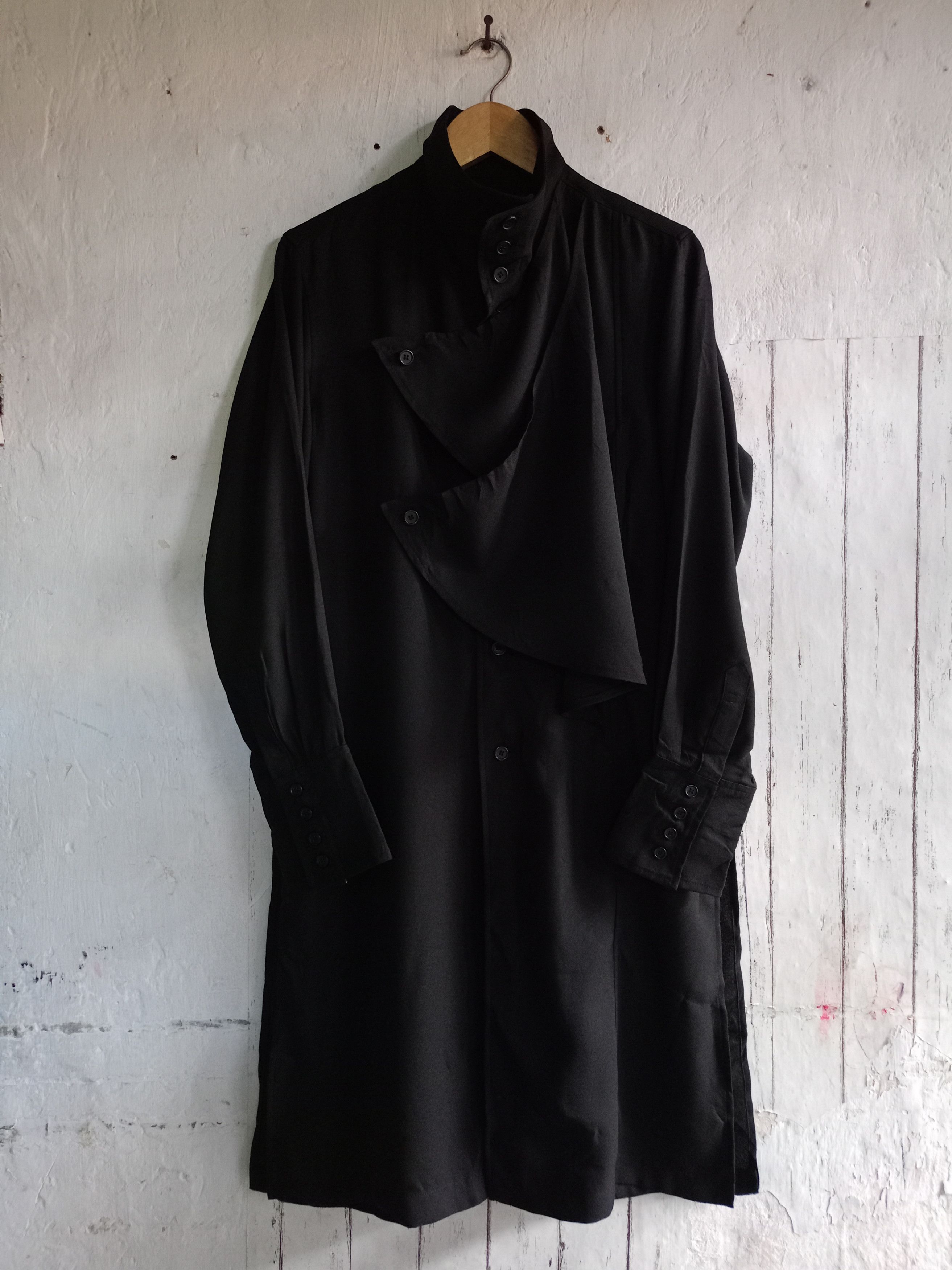 Japanese Brand 2000s Acid Jazz Men - Long shirts style Yohji Yamamoto Y's Size US M / EU 48-50 / 2 - 2 Thumbnail