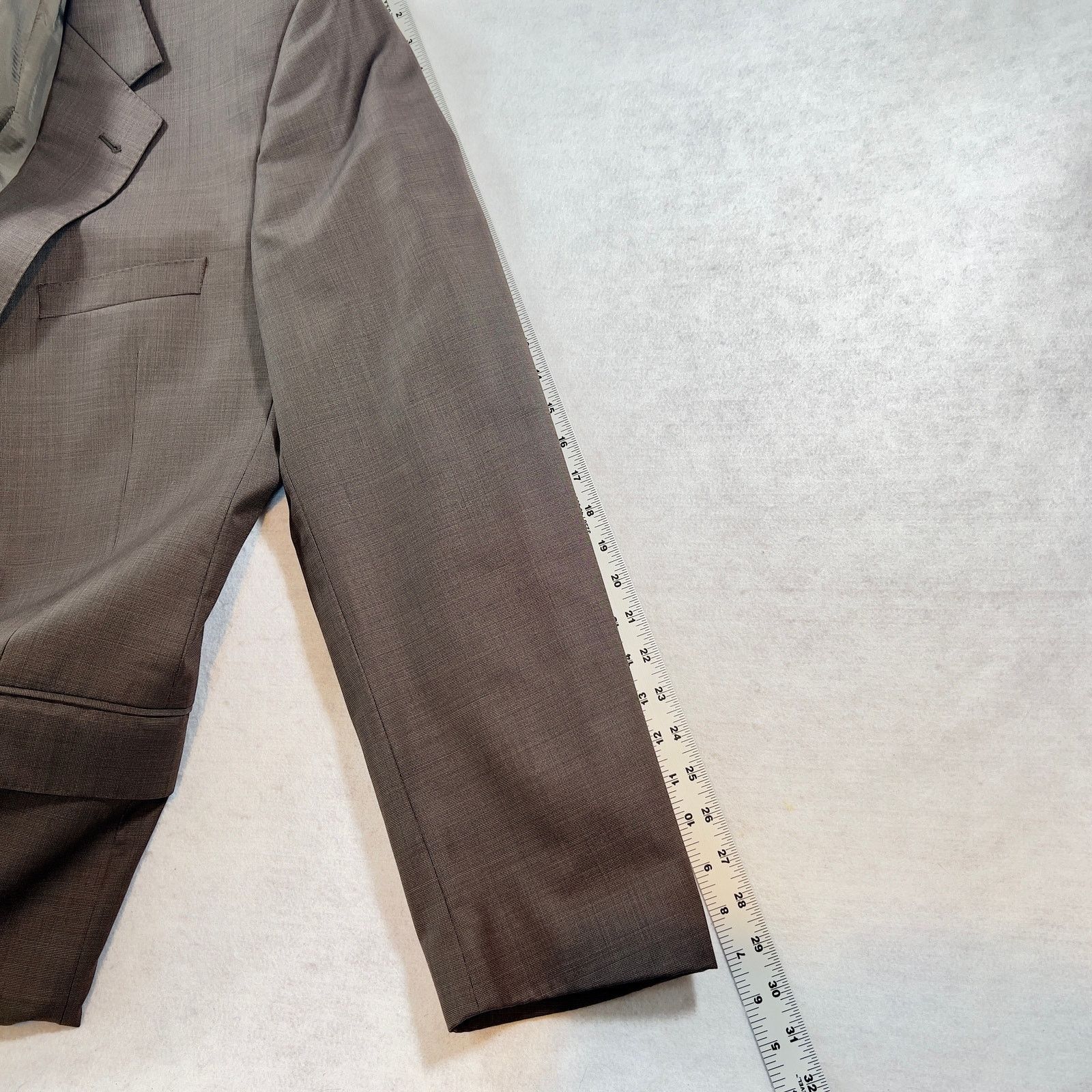 Coppley Suit Jacket Coppley for Rochester Big Tall 46XT 100% Wool Size 46L - 11 Thumbnail