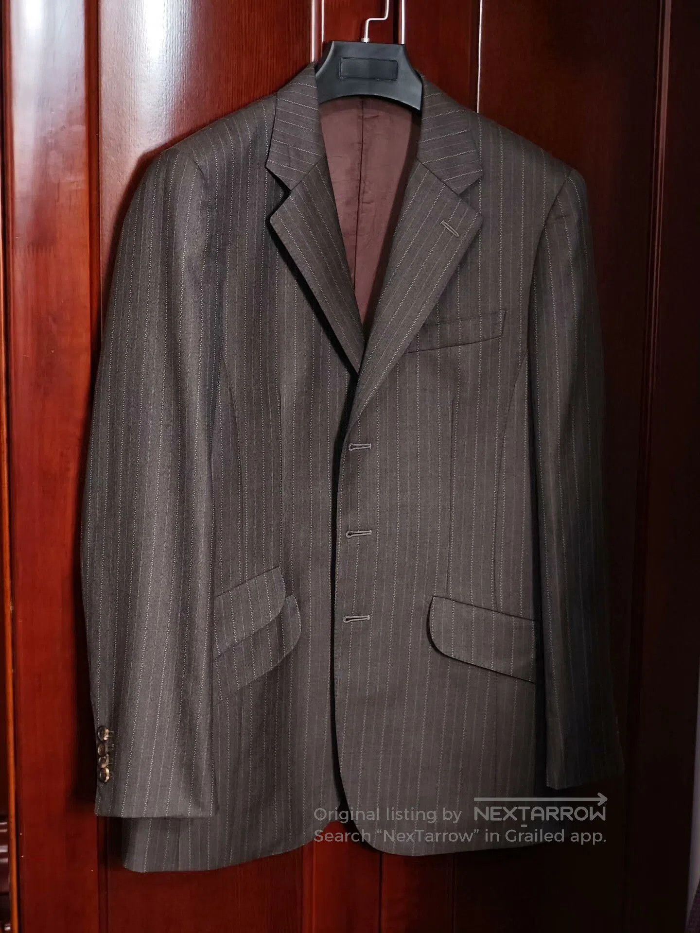 Japanese Brand Bower Roebuck Wool-Cashmere Suit Jacket. Size US M / EU 48-50 / 2 - 1 Thumbnail