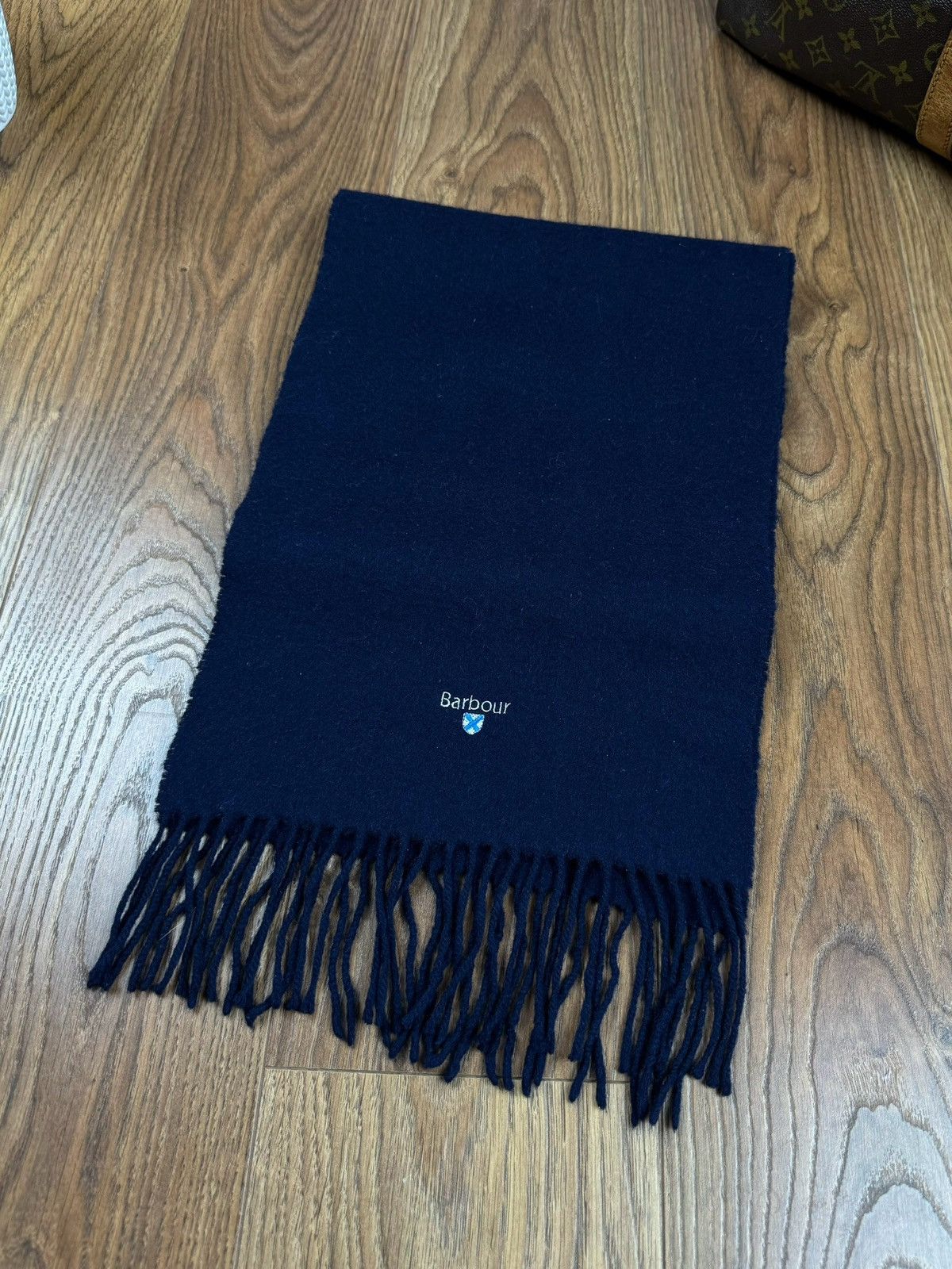 Barbour Vintage wool scarf Barbour England original luxury item Size ONE SIZE - 1 Thumbnail