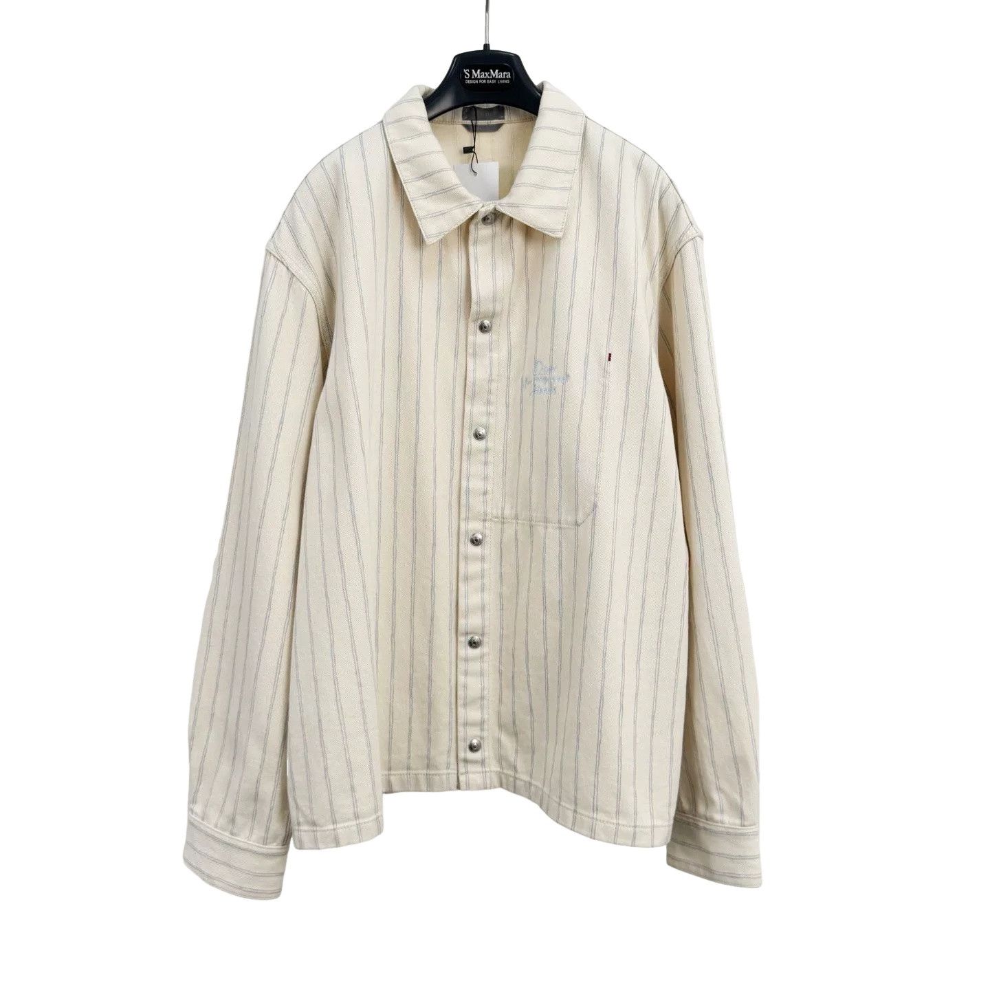 Dior Dior Embroidered Striped Denim Jacket 52 Size US L / EU 52-54 / 3 - 1 Thumbnail
