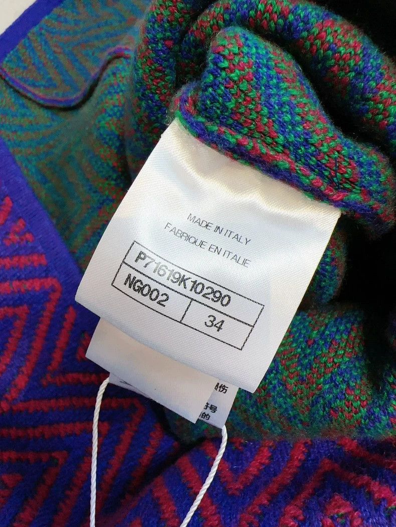 Chanel Chanel 21K autumn and winter purple mixed-color cashmere d Size XXS / US 00 / IT 34 - 6 Thumbnail