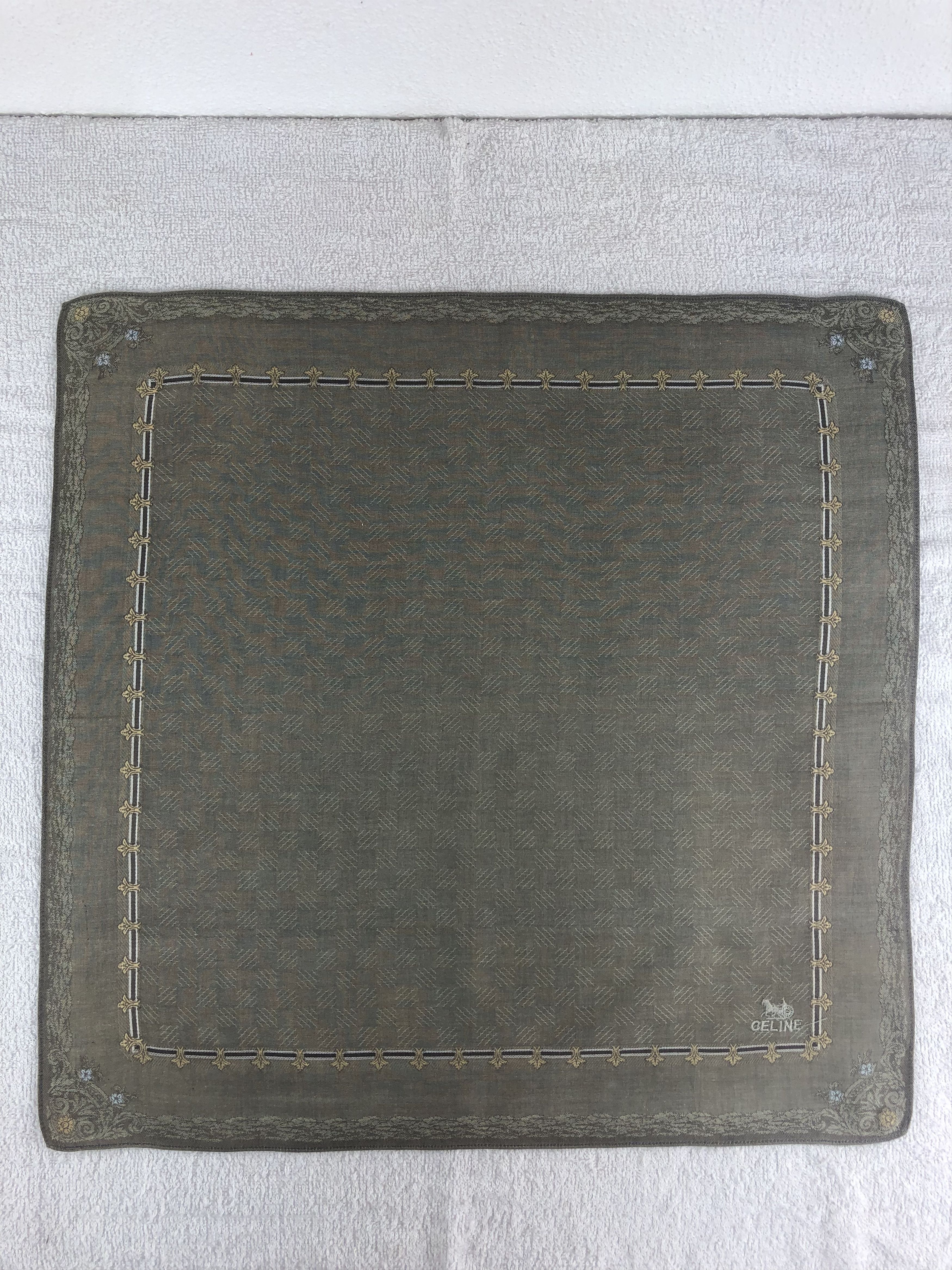 Celine Celine Handkerchief / Bandana / Neckerchief C116 Size ONE SIZE - 3 Thumbnail