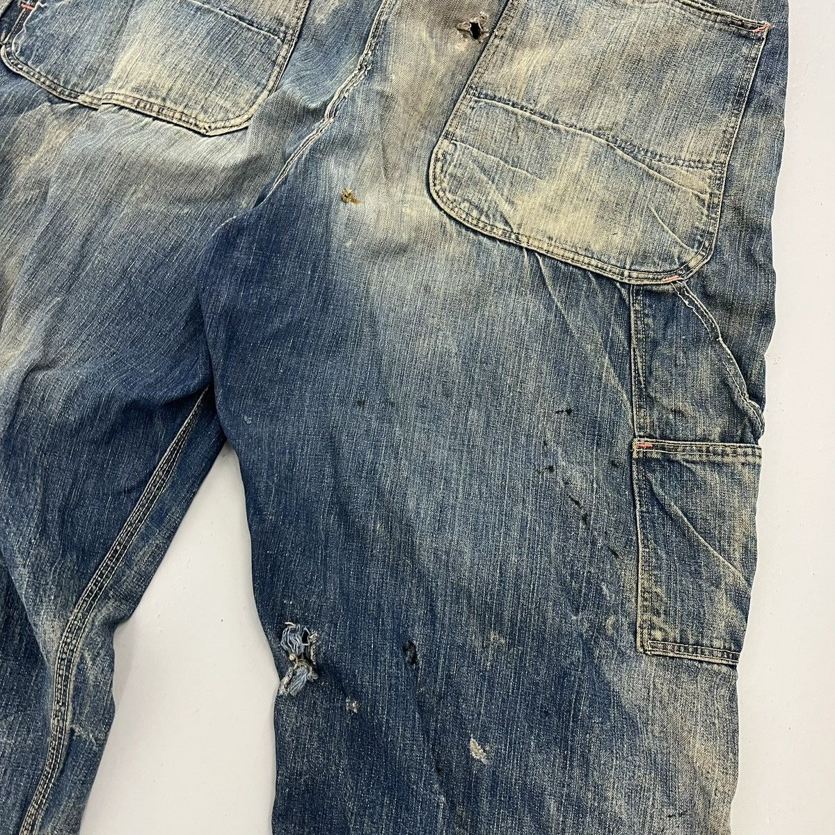 Other Vintage 50s Red Camel Denim Workwear Overalls 38x29 Size US 38 / EU 54 - 6 Thumbnail