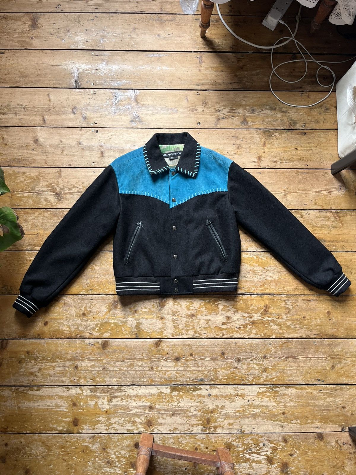 Andersson Bell Andersson Bell Western Varsity Bomber Jacket Size S / US 4 / IT 40 - 2 Thumbnail