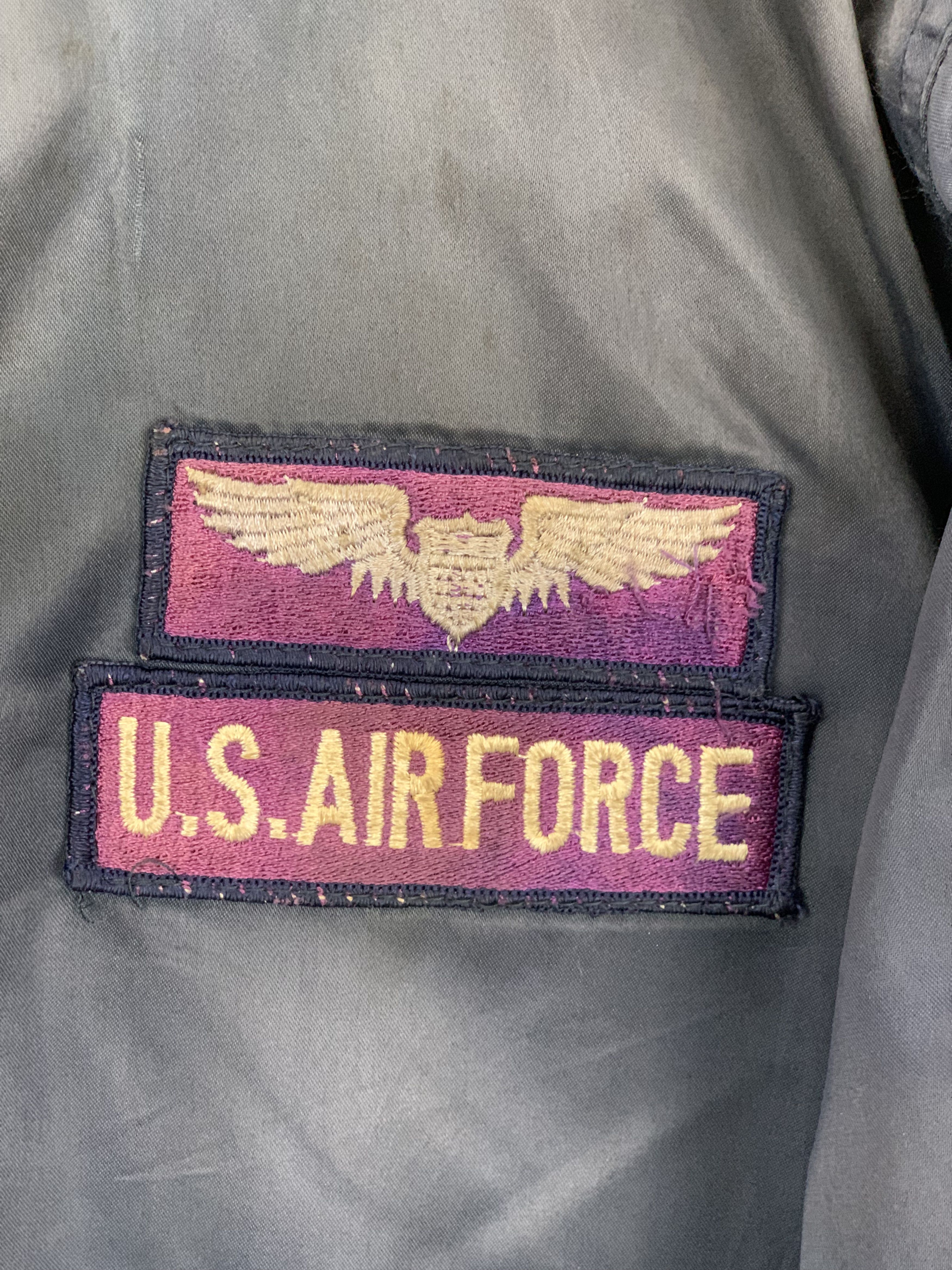 Vintage Vintage 80s Us Air Force Bomber Flight Jacket J0852 Size US L / EU 52-54 / 3 - 9 Thumbnail