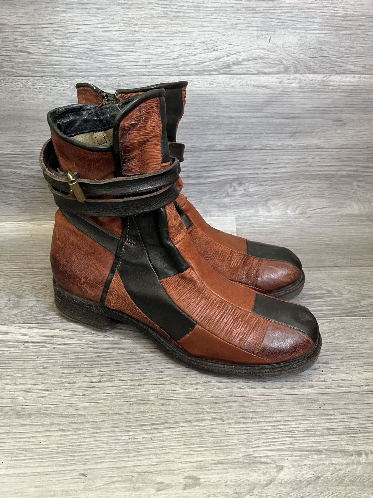 A.S.98 A.S.98 patch biker boho boots sz 41 Size US 11 / IT 41 - 6 Thumbnail