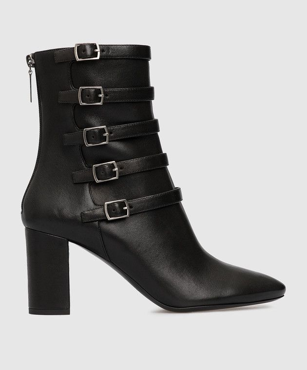 Saint Laurent Paris o1y0126 Ankle Boots in Black Size US 5 / IT 35 - 1 Thumbnail
