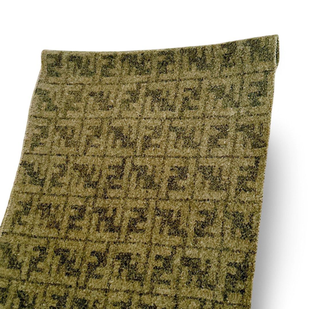 Fendi Fendi - Scarf Monogram Brown Vintage Canvas FF Zucca Size ONE SIZE - 5 Thumbnail