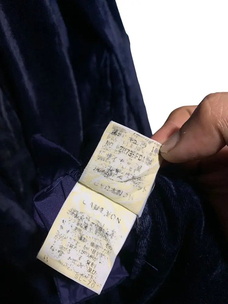 Issey Miyake Vintage issey miyake Zucca velvet hidden button blazer coat Size 40S - 11 Thumbnail