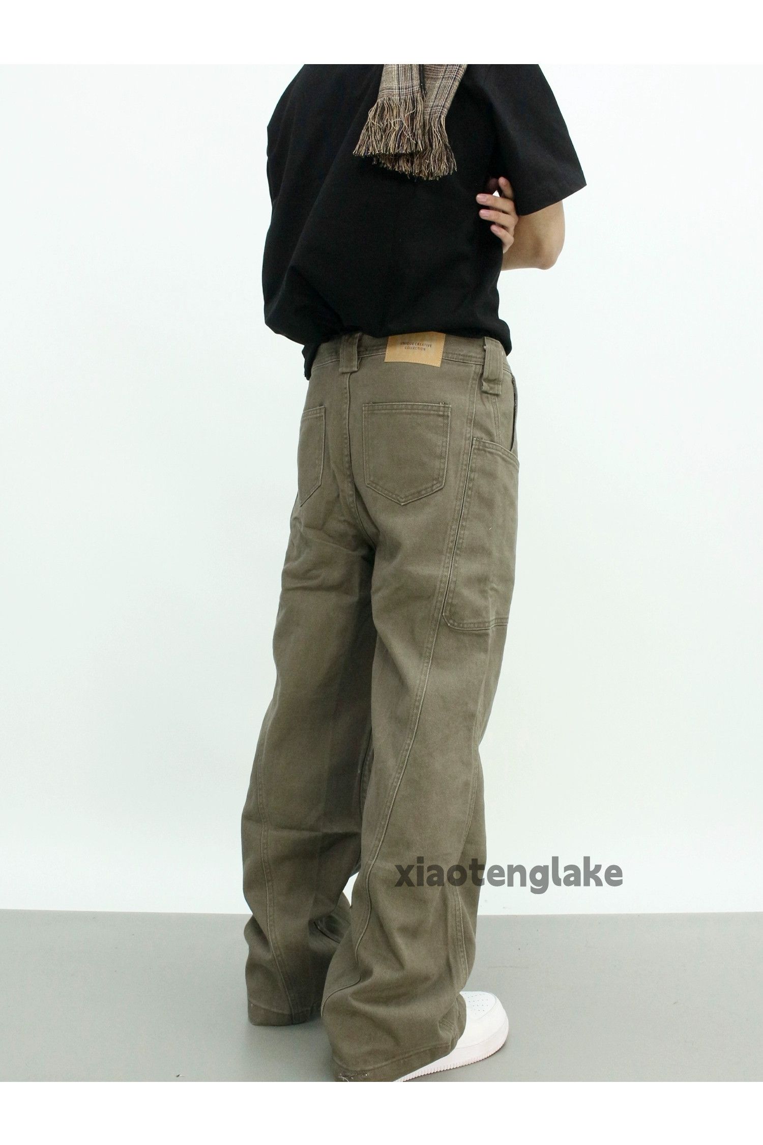 Designer × Japanese Brand × Vintage washed faded loose baggy utility workwear cargo pants Size US 30 / EU 46 - 4 Thumbnail