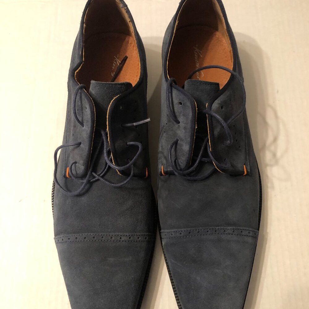 Kenneth Cole Kenneth Cole men's blue leather dress shoes size: 13 Size US 13 / EU 46 - 2 Thumbnail
