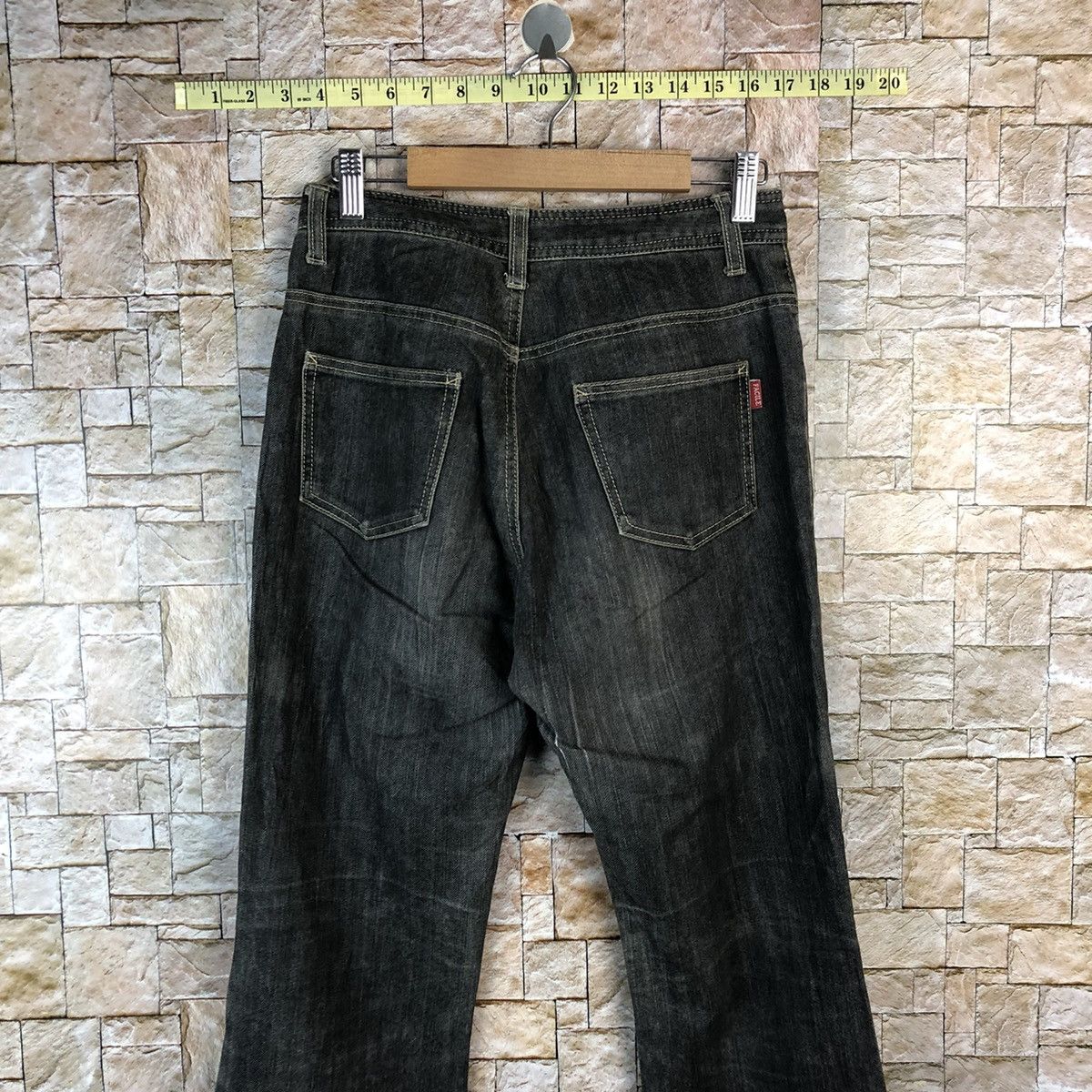 Japanese Brand Facilie Black vintage denim Jeans #A1120 Size 26" / US 2 / IT 38 - 13 Thumbnail