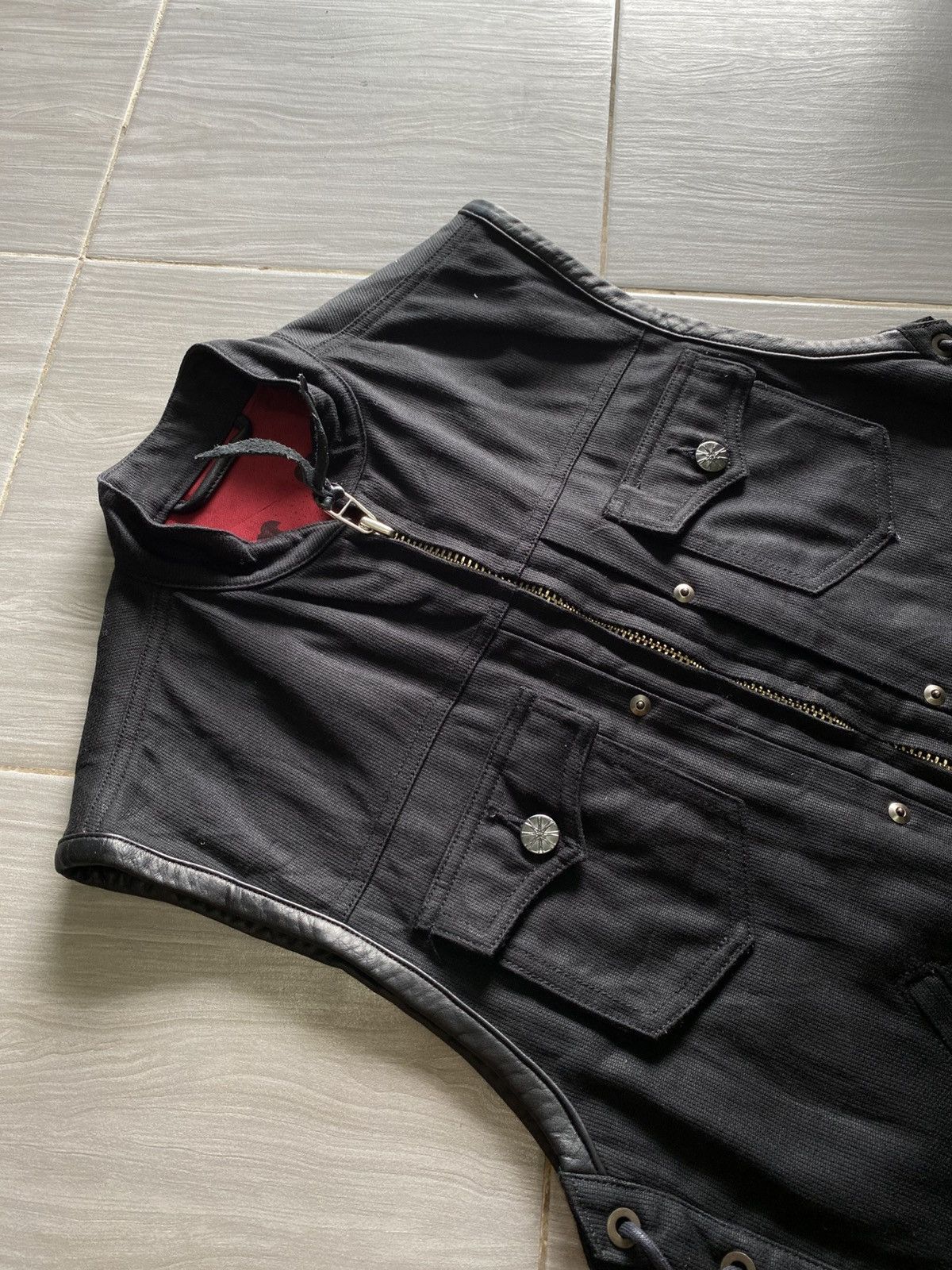 Vintage Vtg Skull Flight Vest Ride Size US M / EU 48-50 / 2 - 5 Thumbnail