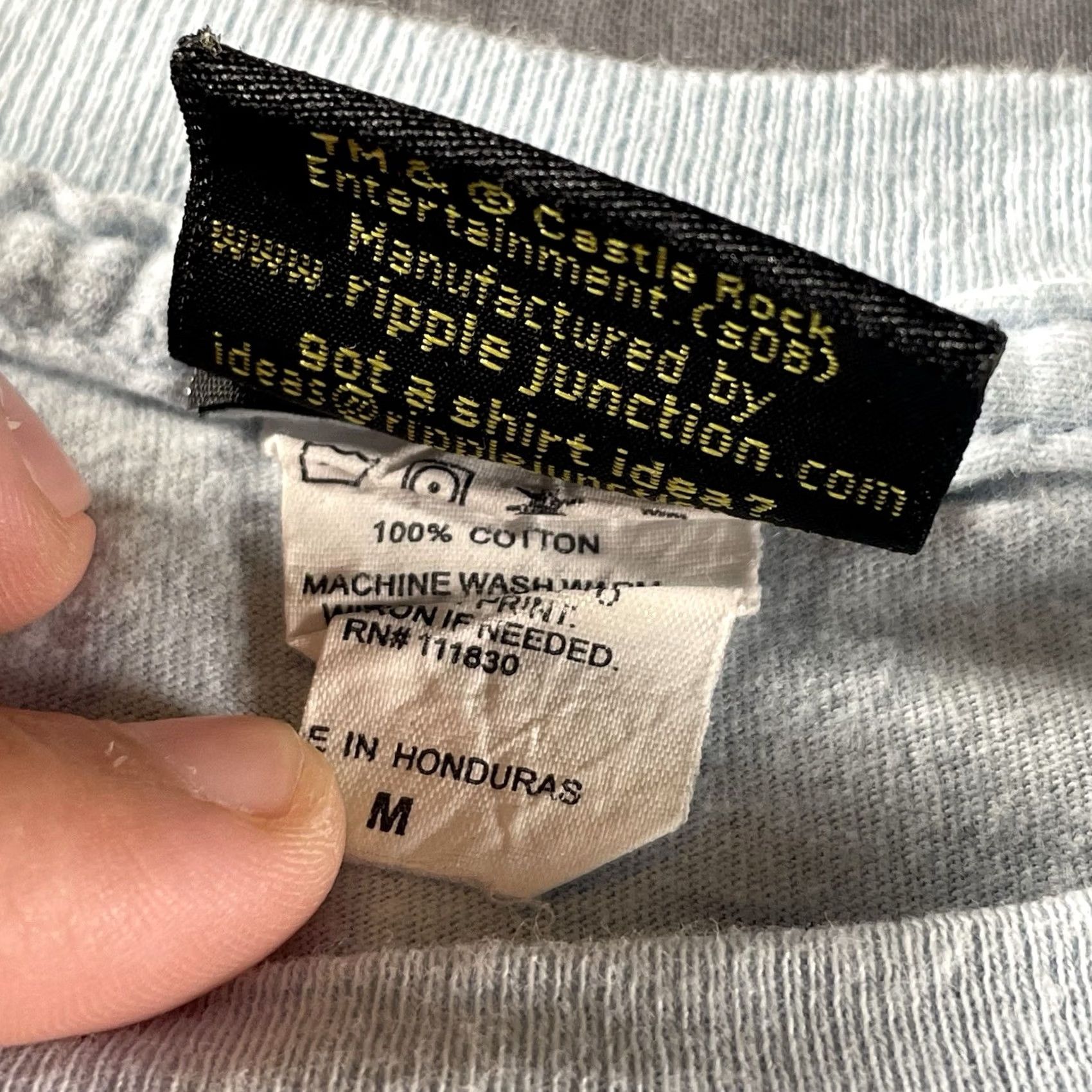 Vintage Seinfeld Shirt Mens M Kramer Dr Van Nostrand 90s Comedy Sitcom Blue Crew Neck Short Sleeve T-Shirt Graphic Print Regular Fit Pop Culture Size US M / EU 48-50 / 2 - 4 Thumbnail