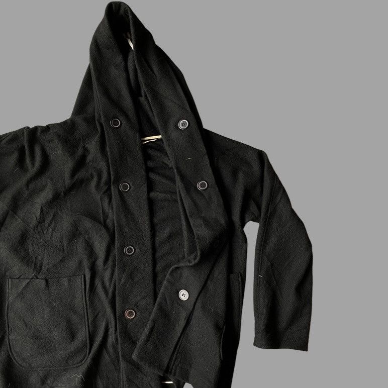 Yohji Yamamoto Y’s Wool Hoodie Kimono Jacket Size US M / EU 48-50 / 2 - 2 Thumbnail