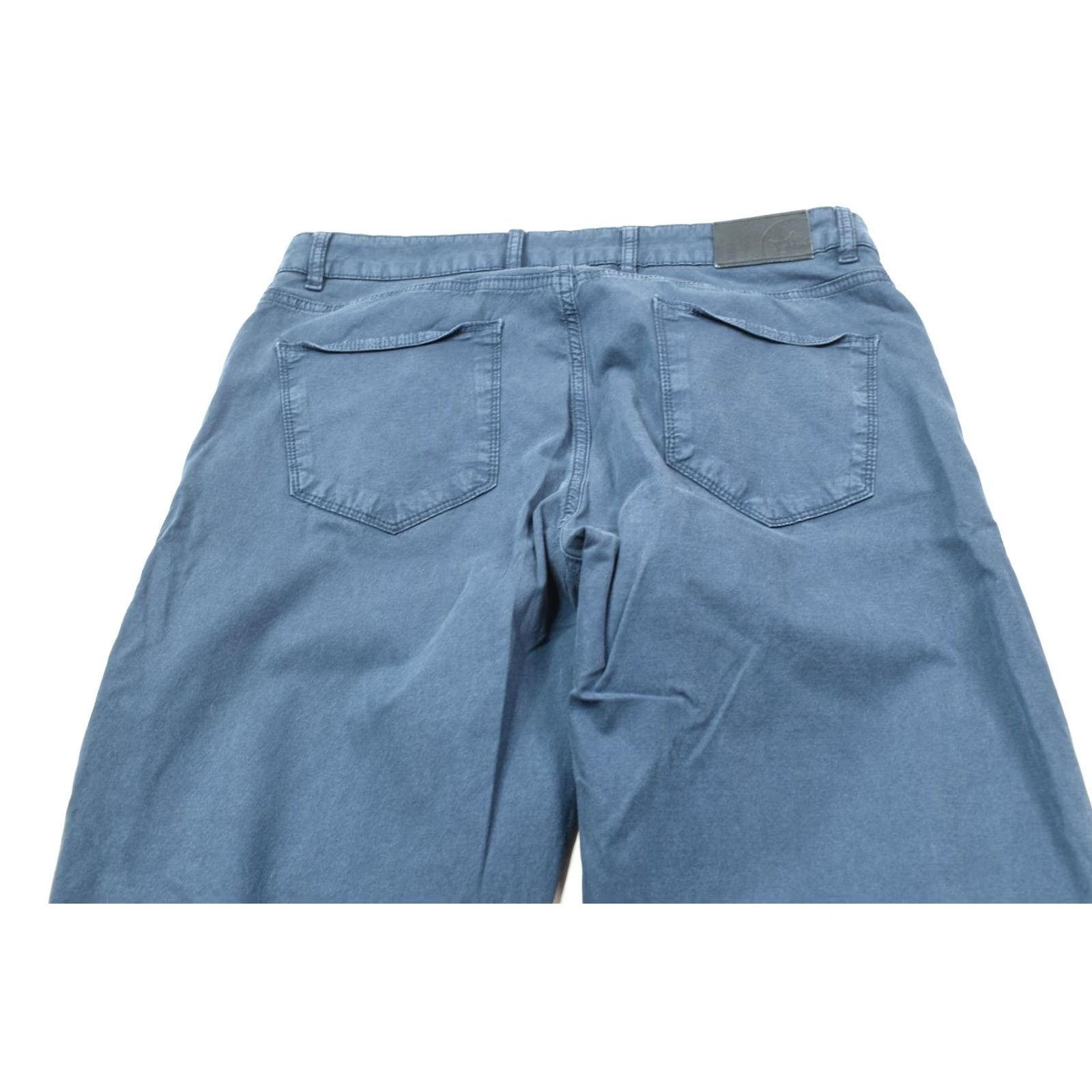 Peter Millar Peter Millar Collection Sateen Chino Pants Blue Straight Leg Mens 36 34 Inseam 30 Regular Flat Front Pockets Size US 36 / EU 52 - 7 Thumbnail