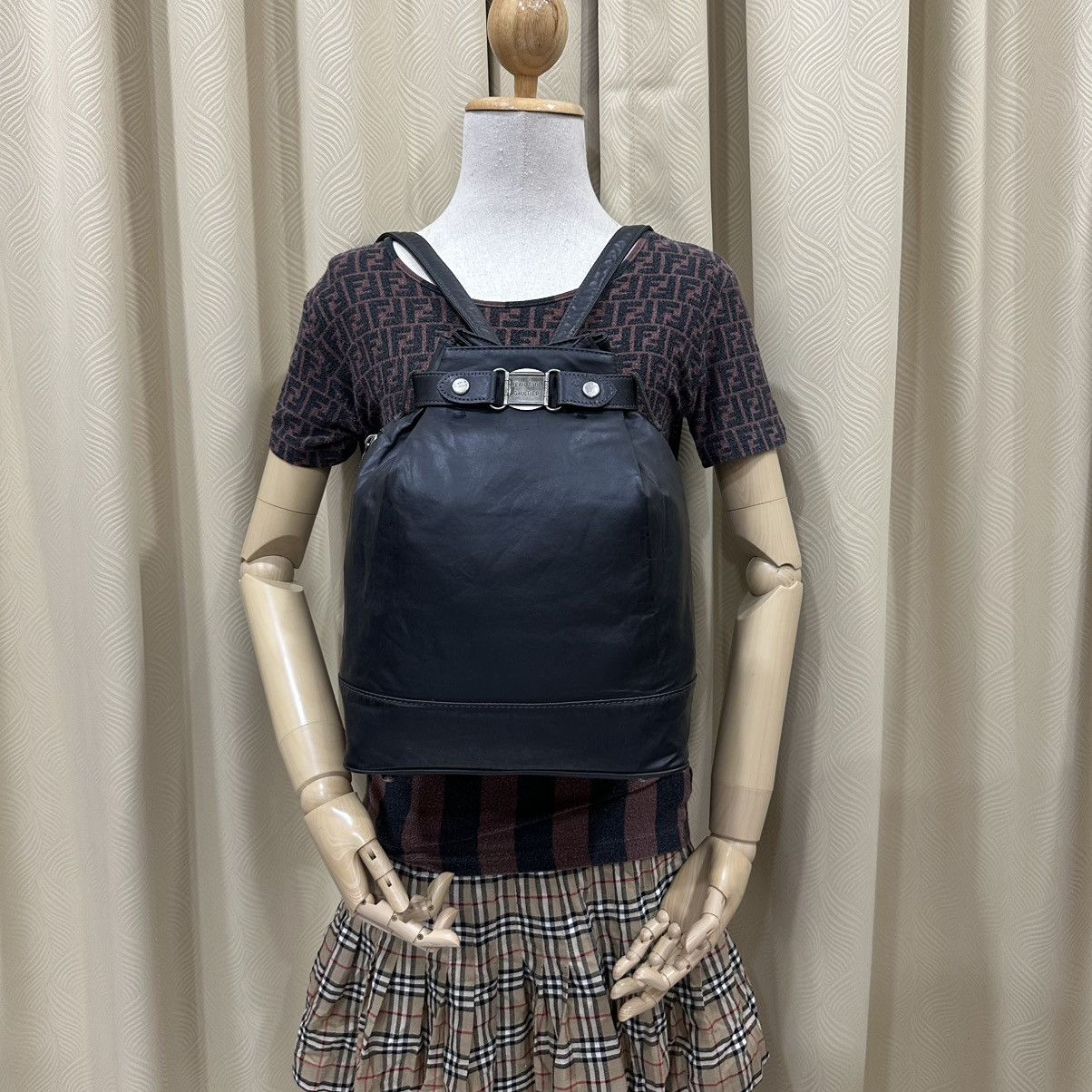 JEAN PAUL GAULTIER SYNTETIC MATERIAL BACKPACK