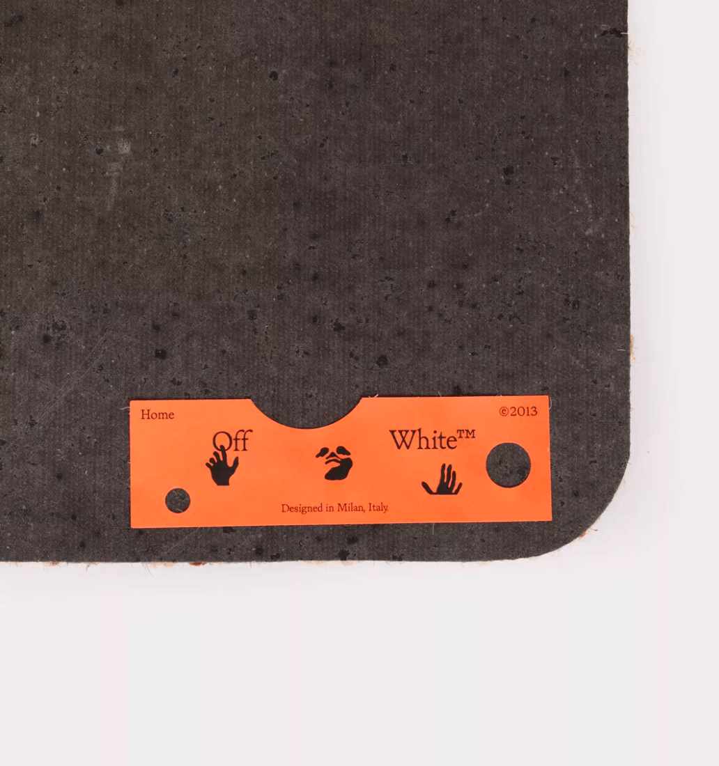 Off-White Off-White Coconut Fiber Doormat Size ONE SIZE - 6 Thumbnail