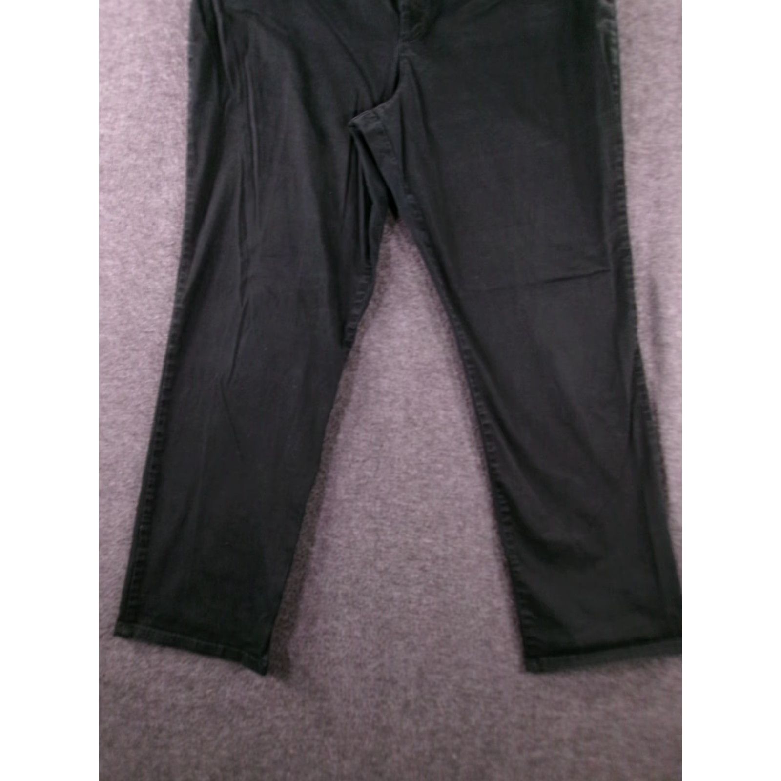 Lee LEE Plus Size 18 Black Chino Pants Women Straight Leg Casual Office Everyday Size 40" / US 18 - 3 Thumbnail