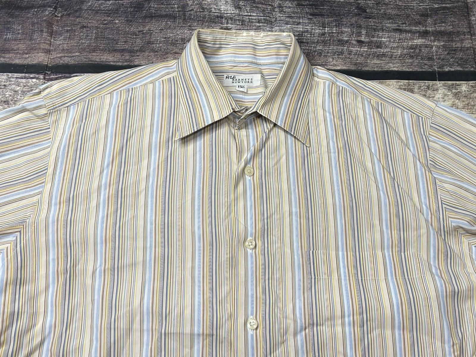Barneys New York Barneys New York Shirt Mens 15.5 Medium Long Sleeve Stripes Size US M / EU 48-50 / 2 - 4 Thumbnail