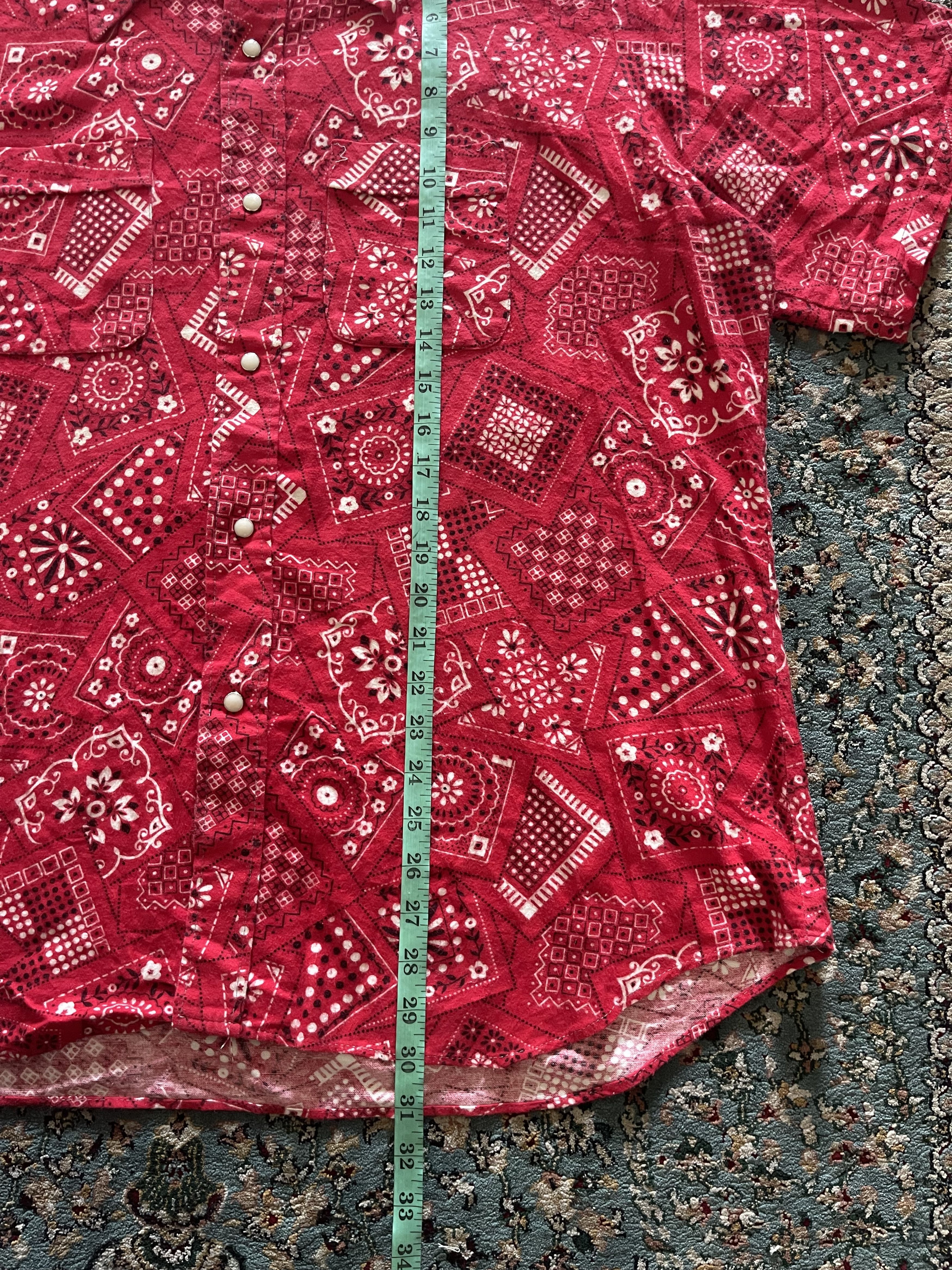 Vintage 🔥 Vintage NORTHWAY Bandana Print Shirt – Made in USA 🔥 Size US XL / EU 56 / 4 - 7 Thumbnail