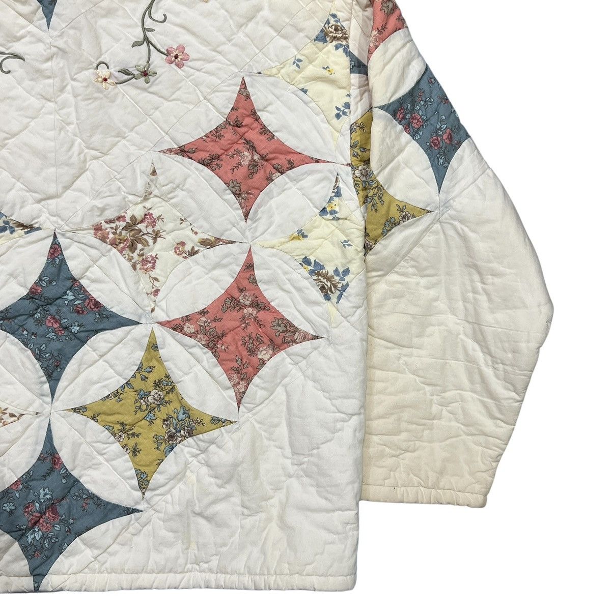 Other Vivid Visions Upcycled Vintage Quilt Hoodie Size US L / EU 52-54 / 3 - 4 Thumbnail