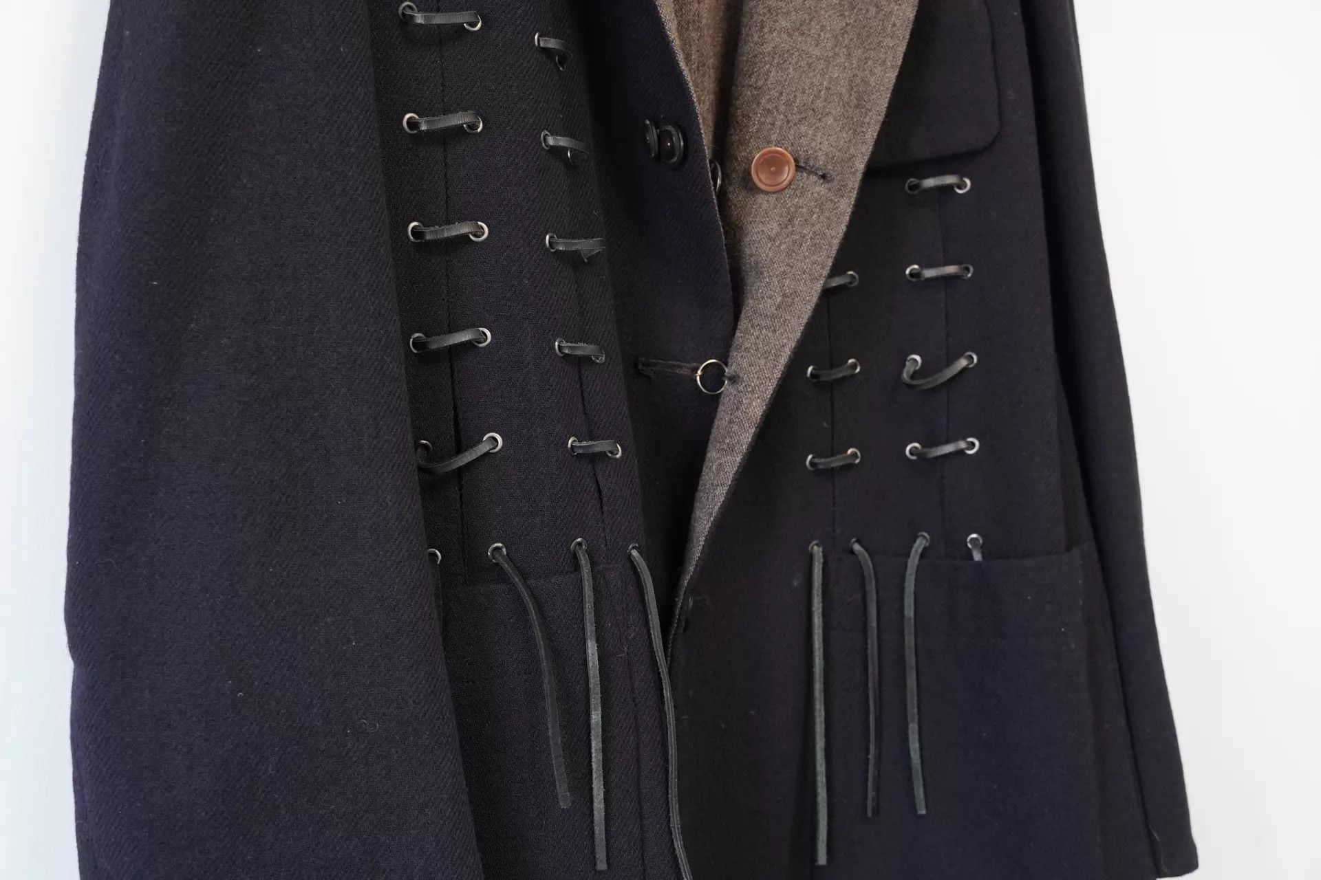 Yohji Yamamoto Yohji Yamamoto 05AW Reversible Leather Jacket Size 3 Size US L / EU 52-54 / 3 - 6 Thumbnail