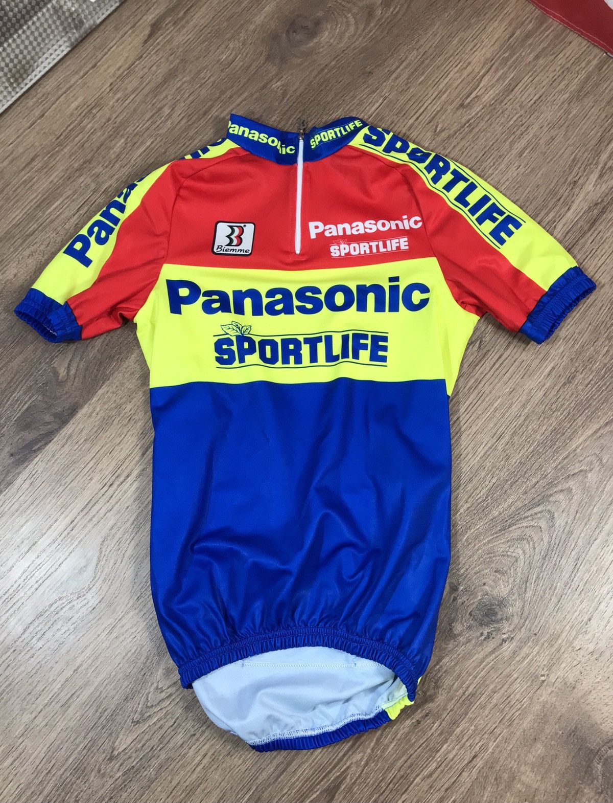 Vintage Vintage Cycling Shirt Panasonic 1990/1992 Size US M / EU 48-50 / 2 - 1 Thumbnail