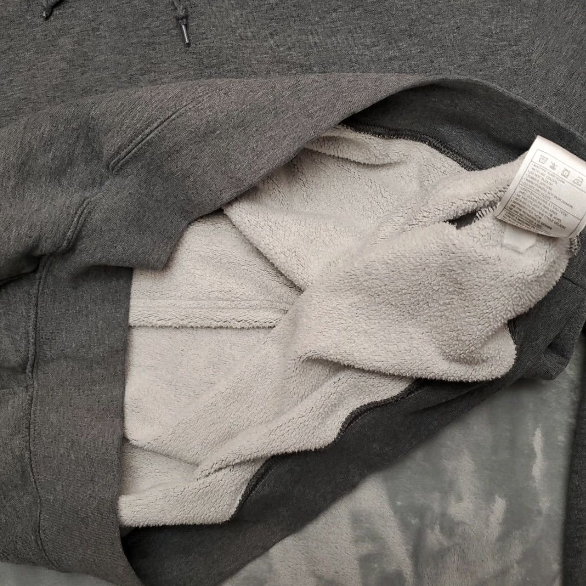 Nike VINTAGE Nike Hoodie Men XL Gray Hooded Embroidered Logo Fleece Sweatshirt Retro 90s Size US XL / EU 56 / 4 - 7 Thumbnail