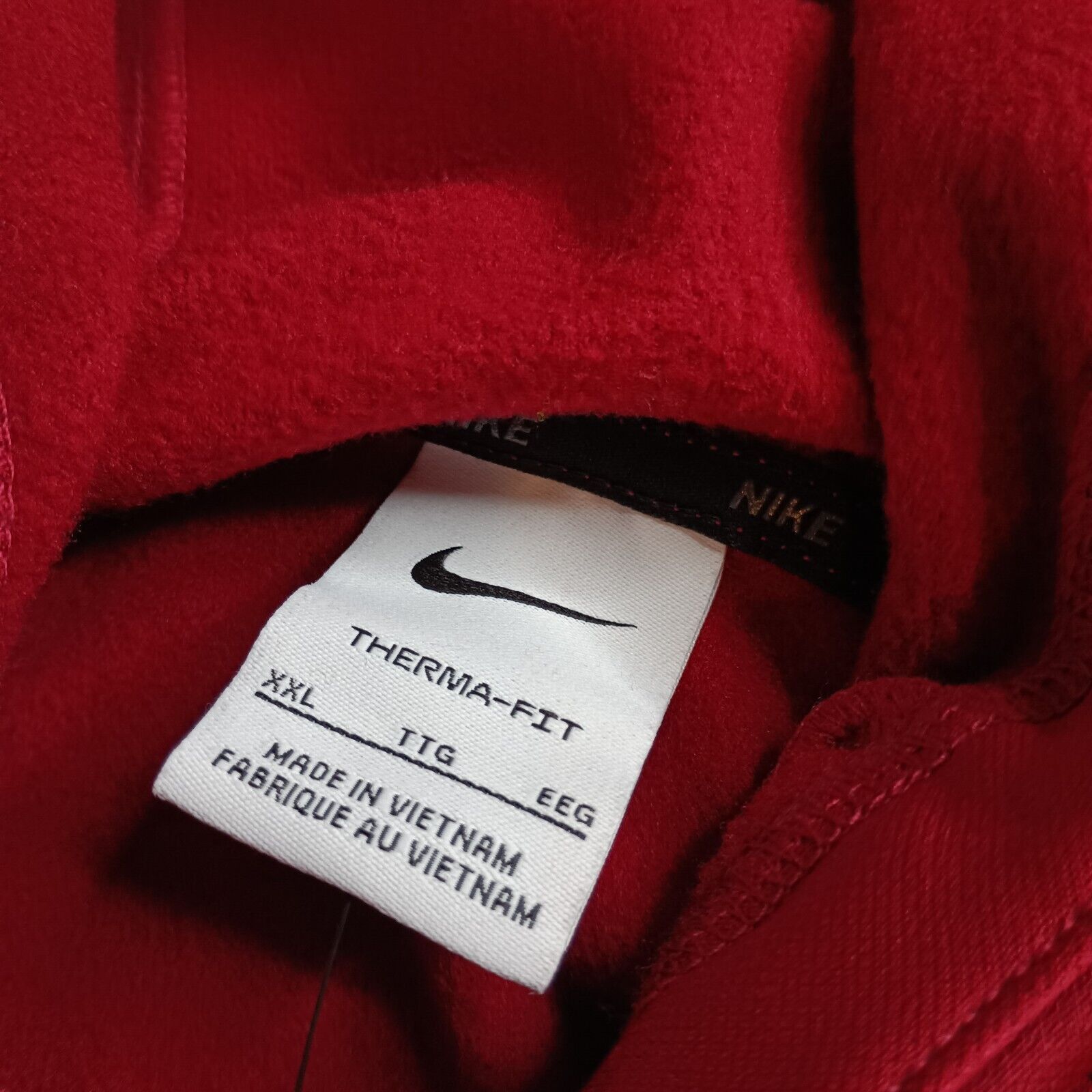 Nike Nike Therma-Fit Hoodie Men's 2XL XXL Red Swoosh Training Size US XXL / EU 58 / 5 - 6 Thumbnail