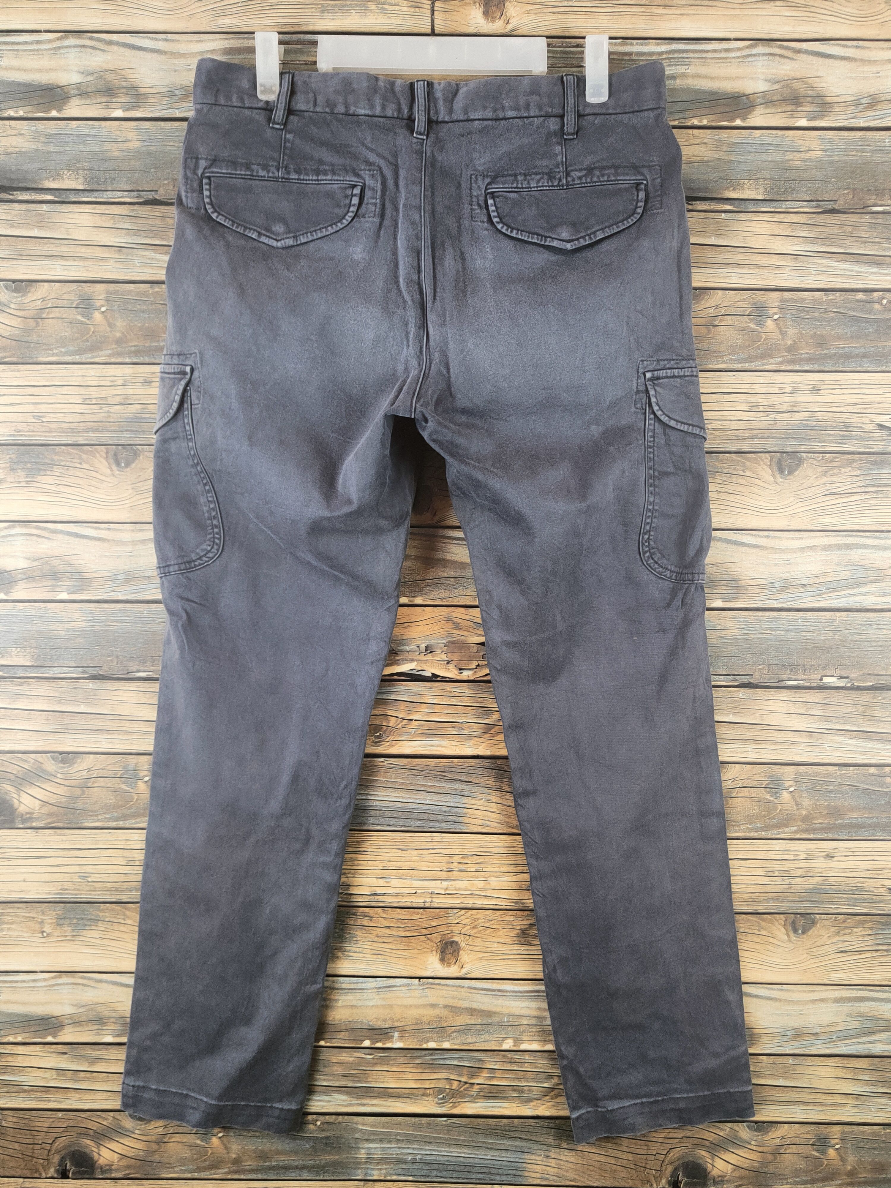 Japanese Brand DL Uniqlo Dark Gray Multipocket Cargo Pants #46-324 Size US 32 / EU 48 - 7 Thumbnail