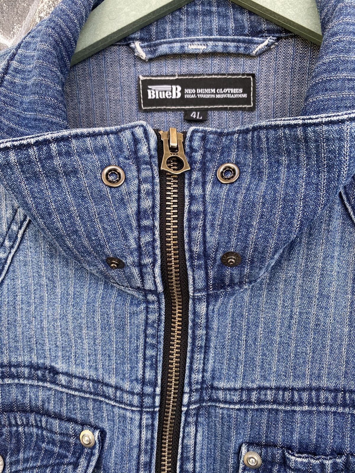 If Six Was Nine × Japanese Brand 💥BlueB Neo Denim Jacket Size US XL / EU 56 / 4 - 12 Thumbnail