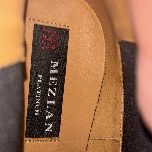 Mezlan EUC Mezlan Affleck Genuine Calfskin Back Zipper Boots Black Size US 10.5 / EU 43-44 - 9 Thumbnail