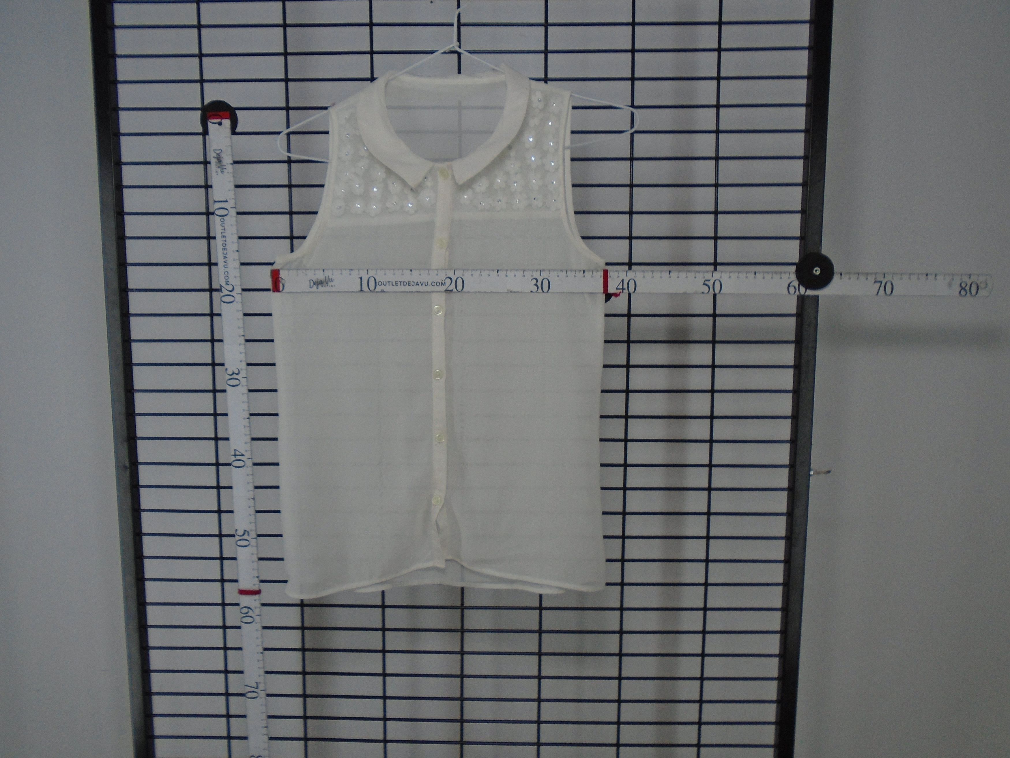 Vintage Women's Blouse Unknown Brand. White. XS. Size XS / US 0-2 / IT 36-38 - 9 Thumbnail