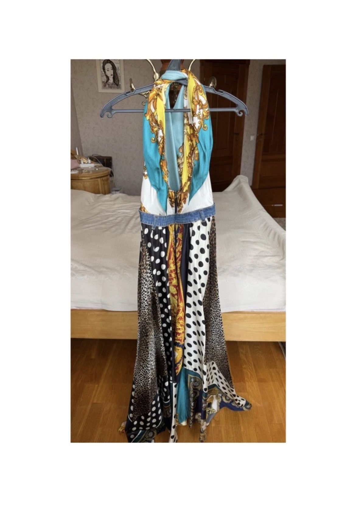 Dolce & Gabbana Dolce & Gabbana Spring Summer 2012 Runway Patchwork Dress Size L / US 10 / IT 46 - 6 Thumbnail