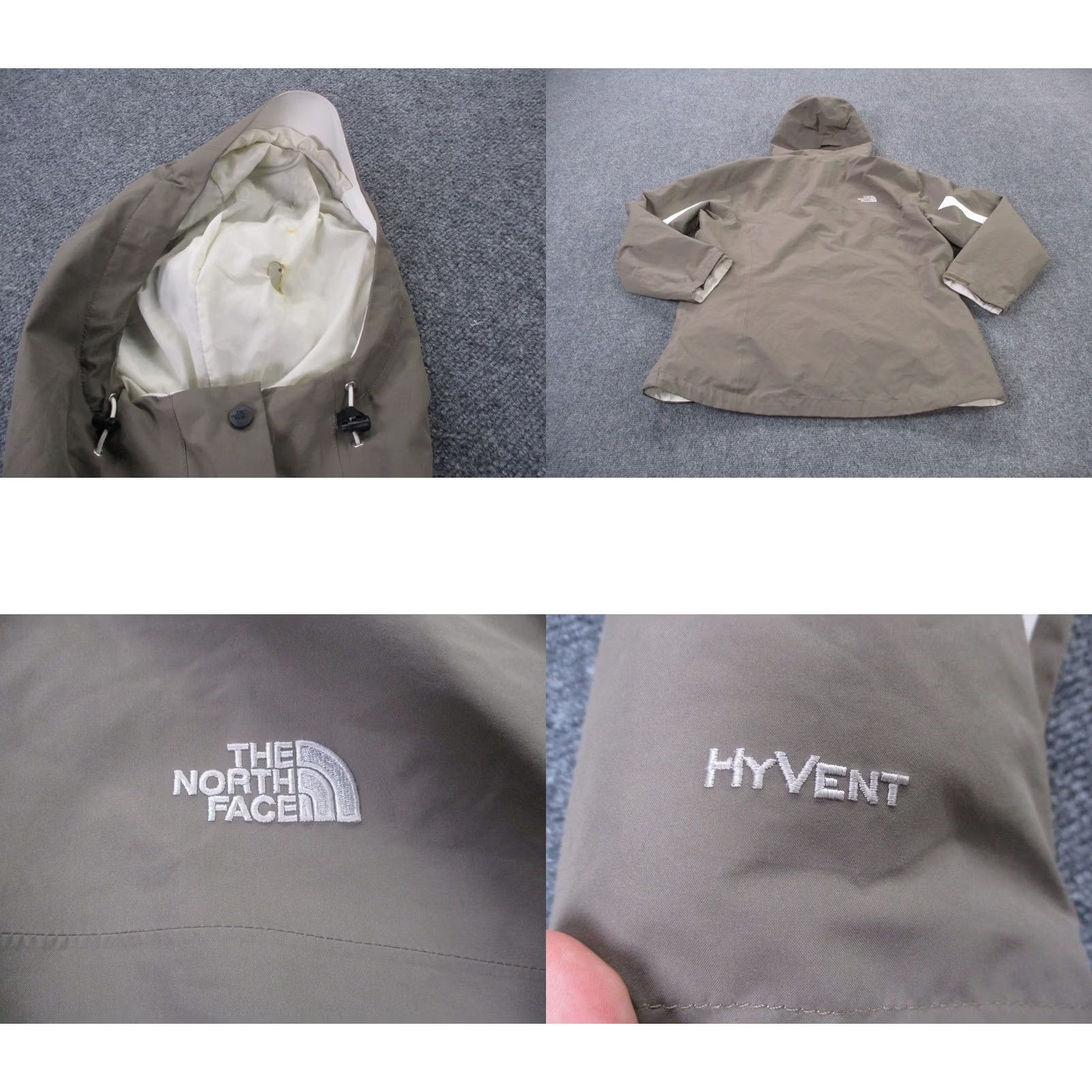 The North Face The North Face Jacket Womens XL Brown Softshell Hyvent Outdoors Rain Hiking Camping Size XL / US 12-14 / IT 48-50 - 9 Thumbnail