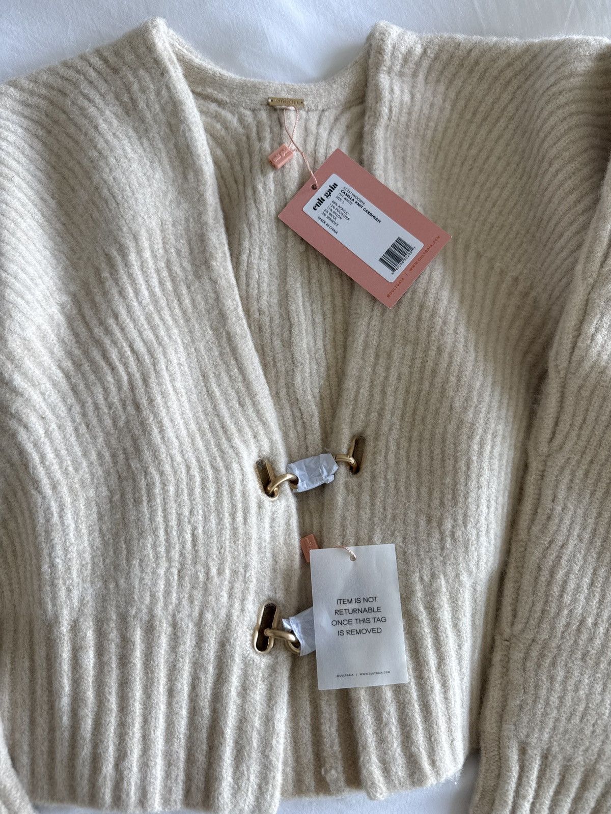 Cult Gaia Cult Gaia Castella Knit Cardigan Size L / US 10 / IT 46 - 3 Thumbnail