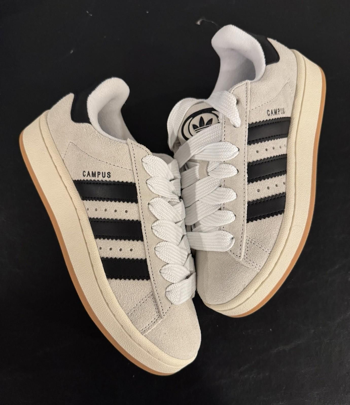 Adidas Adidas Campus 00s Black White Gum (Big Kids 6Y) | Grailed