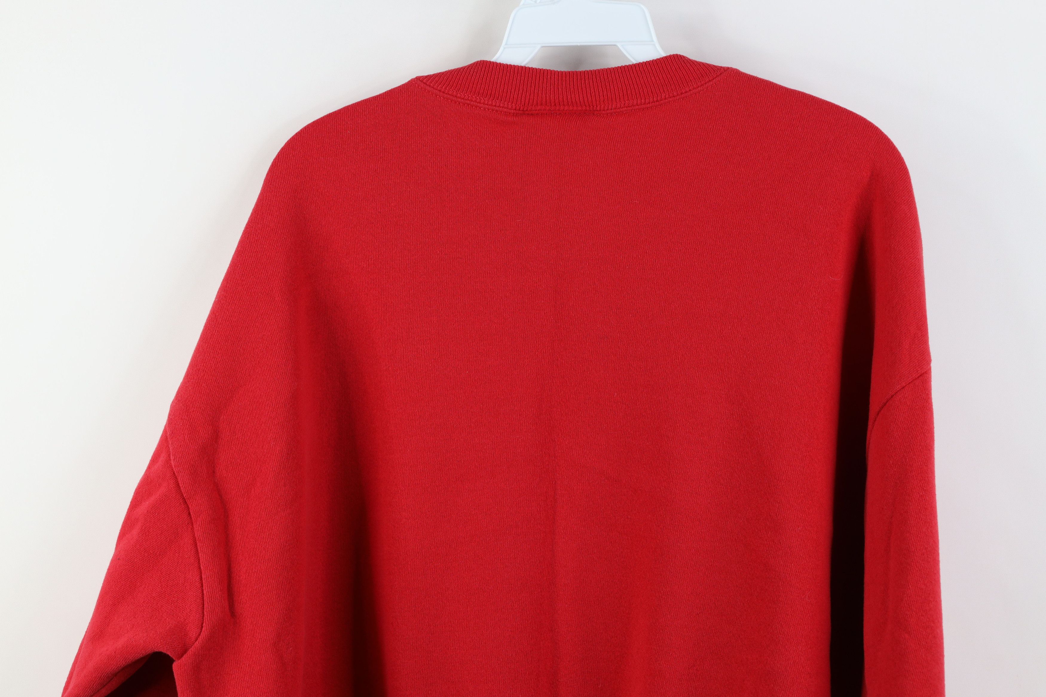 Vintage Vintage 90s Christian Behold A Is Born Jesus Sweatshirt Size XL / US 12-14 / IT 48-50 - 13 Thumbnail
