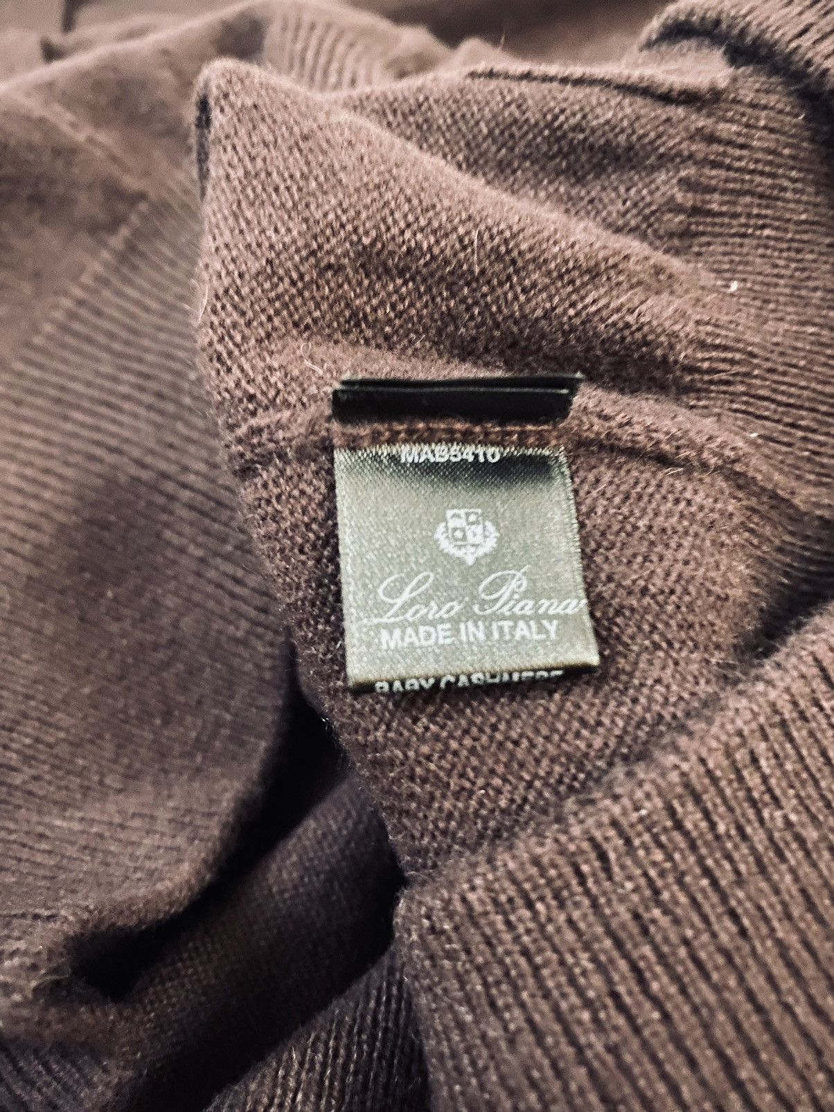 Loro Piana Loro Piana 🇮🇹 Merlot Baby Cashmere Cardigan Sweater 52 Size US L / EU 52-54 / 3 - 7 Thumbnail