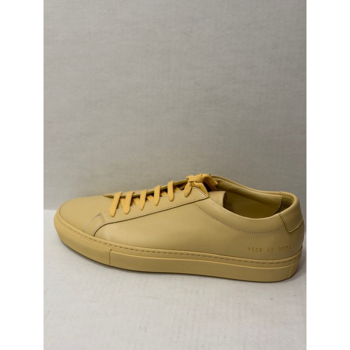 Common Projects COMMON PROJECTS YELLOW ORIGINAL LOW ACHILLES SNEAKERS Size US 9 / EU 42 - 8 Thumbnail
