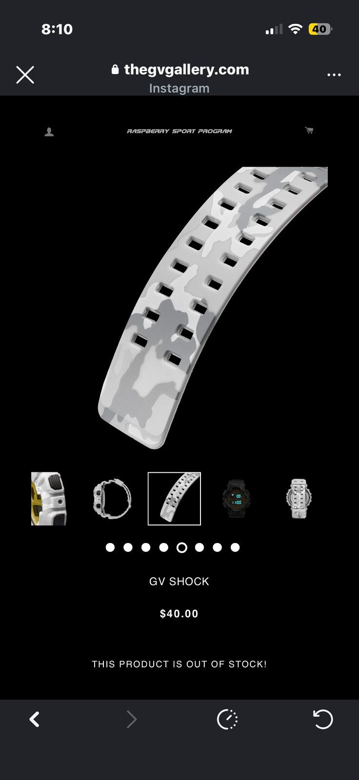 The GV Gallery Gv gallery Gvshock Watch Size ONE SIZE - 6 Thumbnail