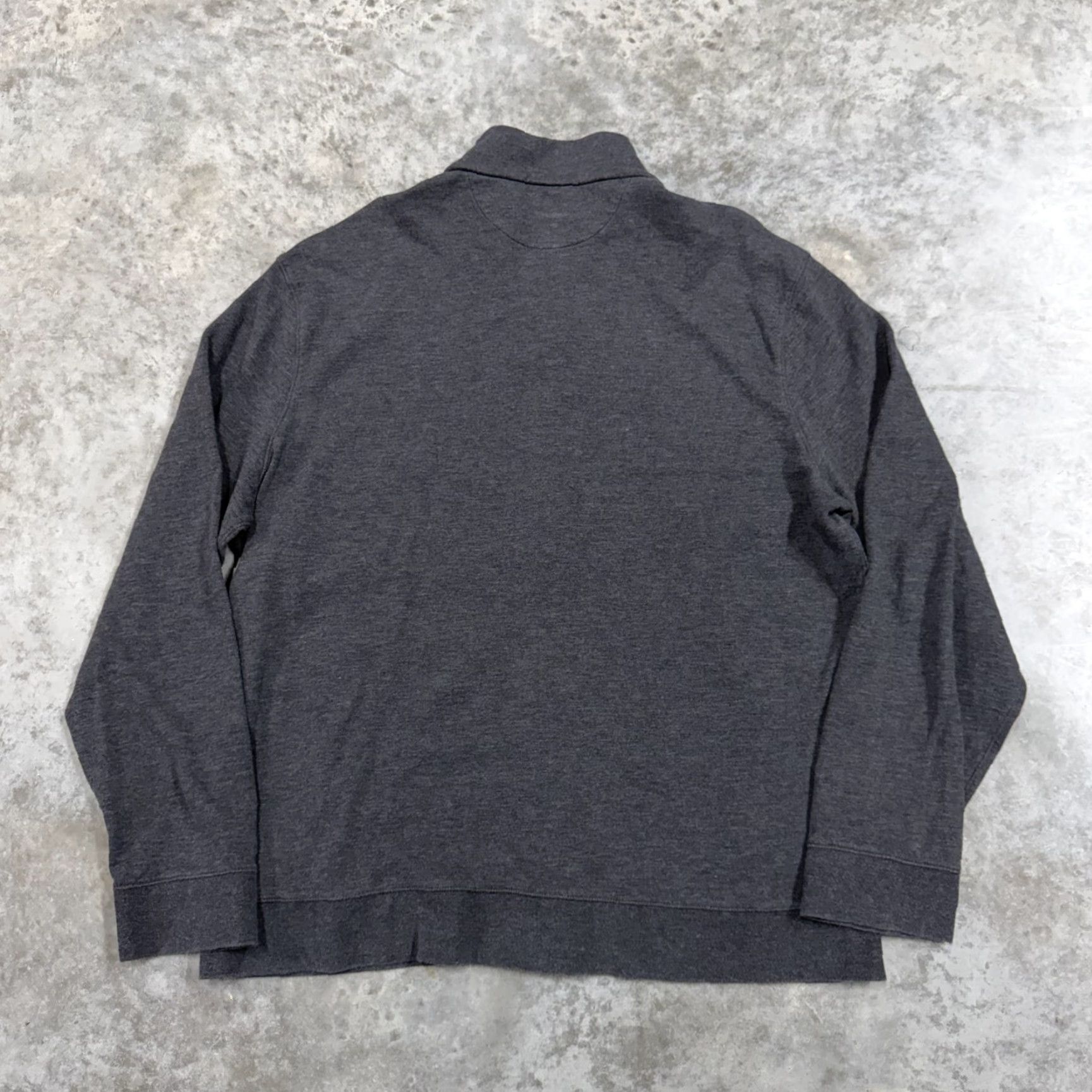 Polo Ralph Lauren Polo Ralph Lauren Jacket Mens XL Gray Cotton Full Zip Stand Collar Pockets Size US XL / EU 56 / 4 - 4 Thumbnail