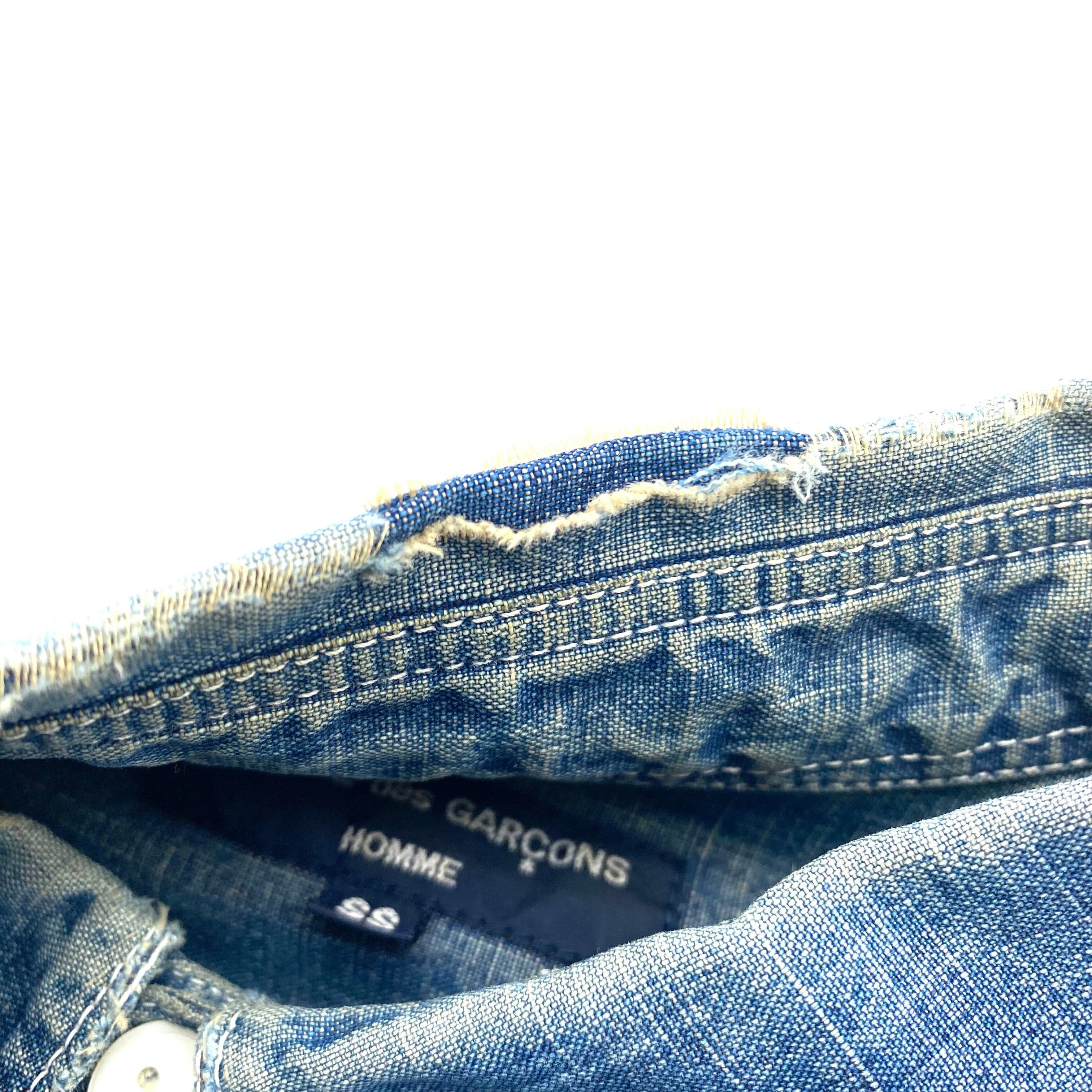 Comme des Garcons Vintage Comme des Garcons Long Sleeve Shirts Denim Size US XS / EU 42 / 0 - 4 Thumbnail